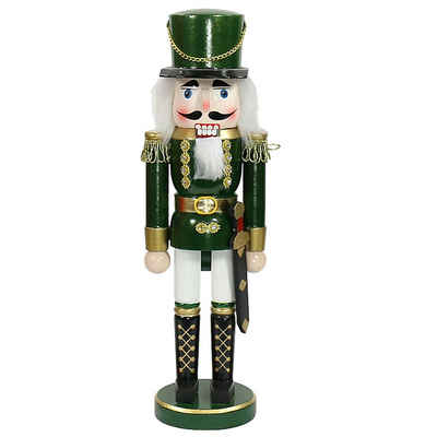 Dekohelden24 Nussknacker »Nussknacker Soldat, in grün, klassisch, ca. 35 cm«, (1-tlg)
