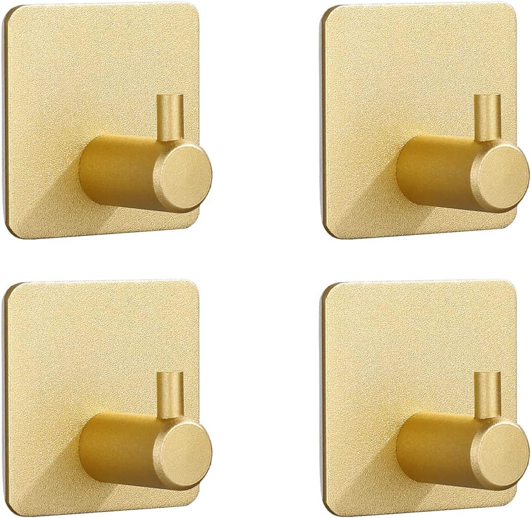 Blusmart Handtuchhaken 4 Stück Handtuchhalter Wandhaken Selbstklebend, für günstig online kaufen