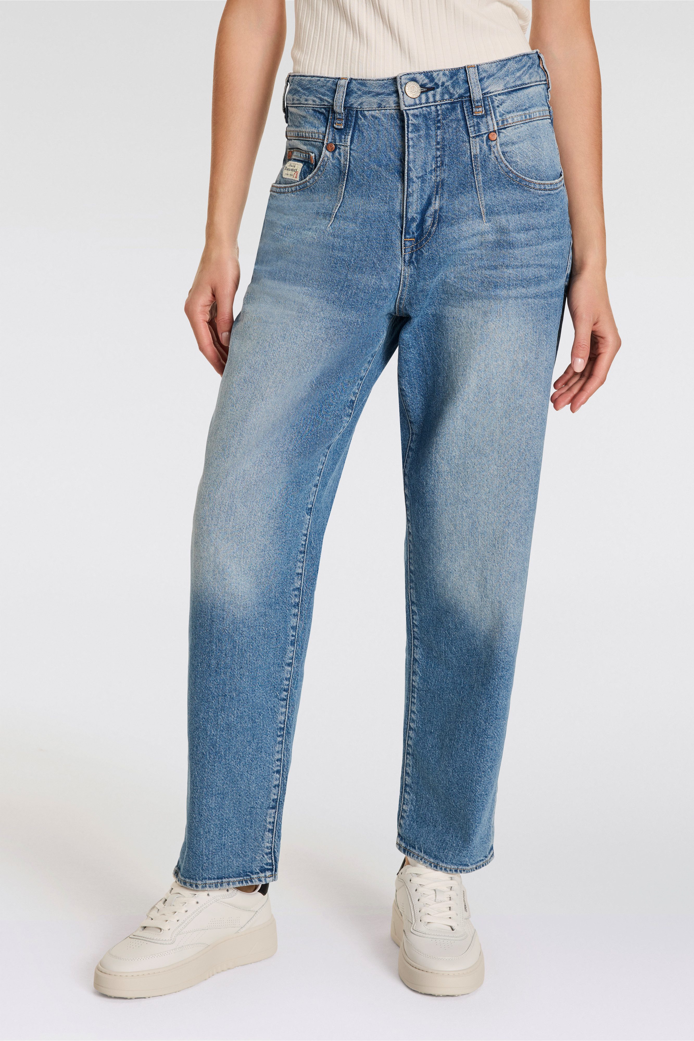 Herrlicher Straight-Jeans Brooke Denim Light krempelbar günstig online kaufen