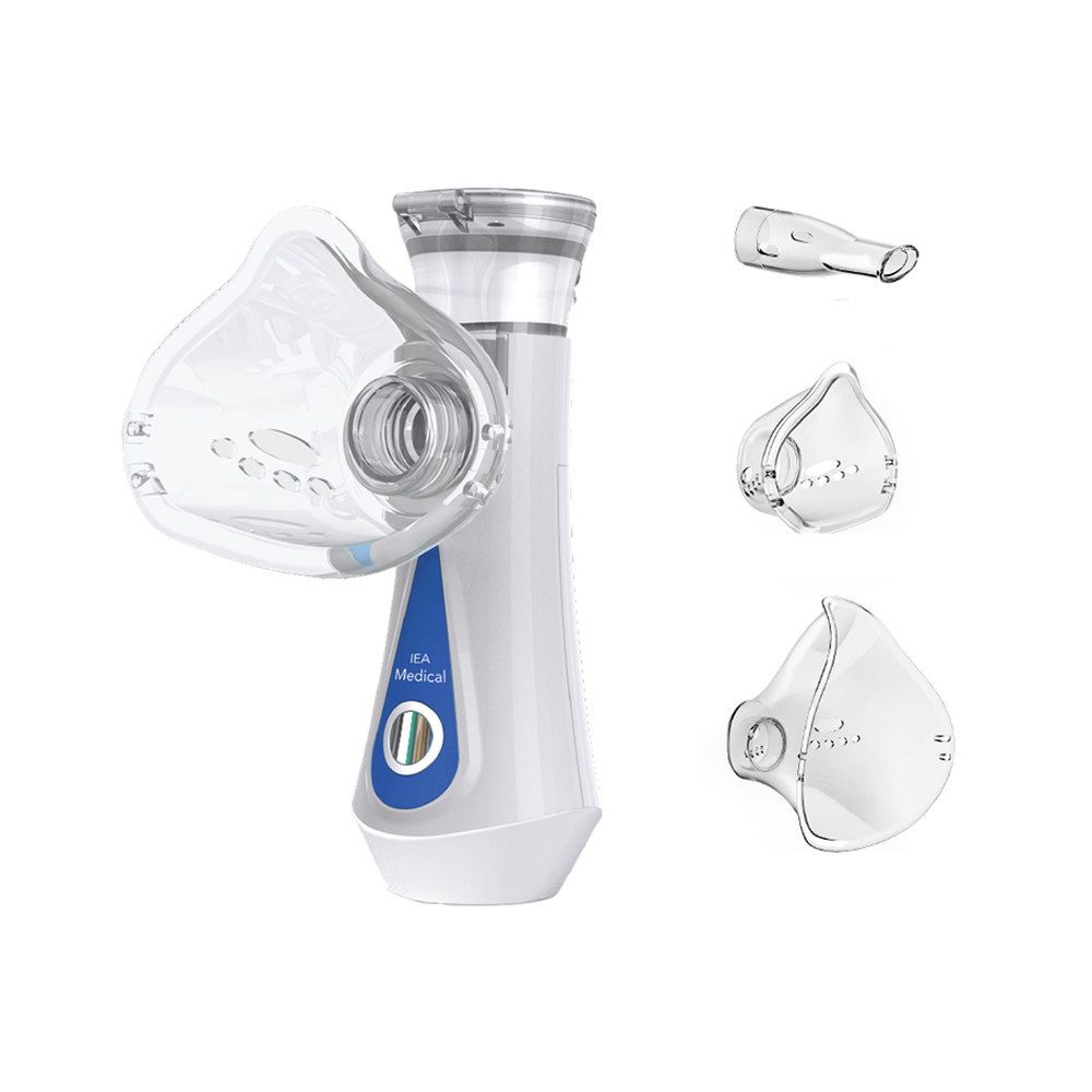 IEA Medical Inhalator IEA Medical Inhalationsgerät, Komplettset, Set, Inhaliergerät für Erwachsene, Inhalator für Kinder