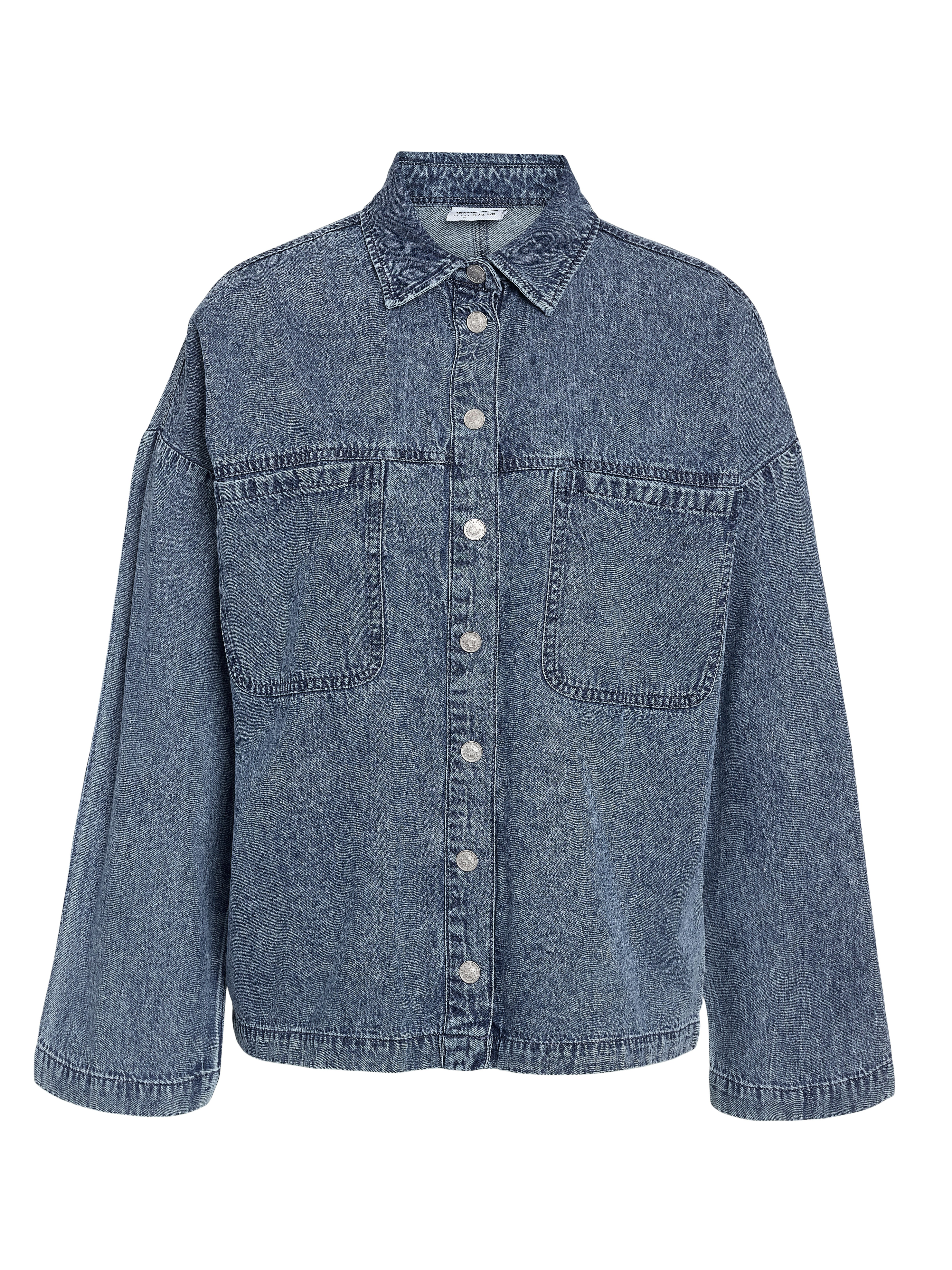 Jeansbluse NMENZA L/S OVERSIZE SHIRT MG004MB NOOS
