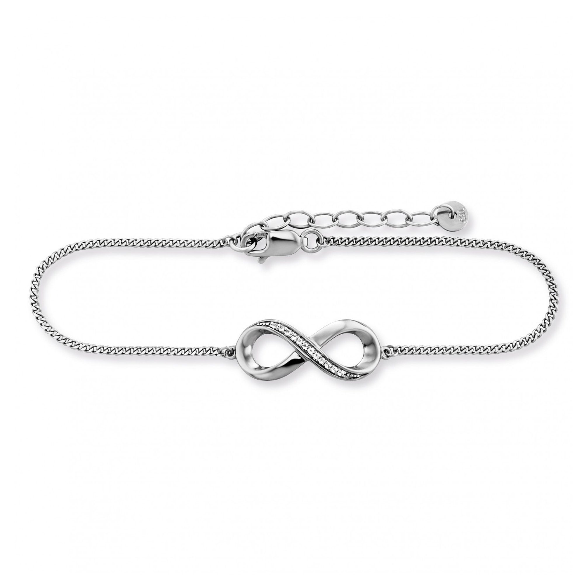CAÏ Armband 925/- Sterling Silber Topas Infinity