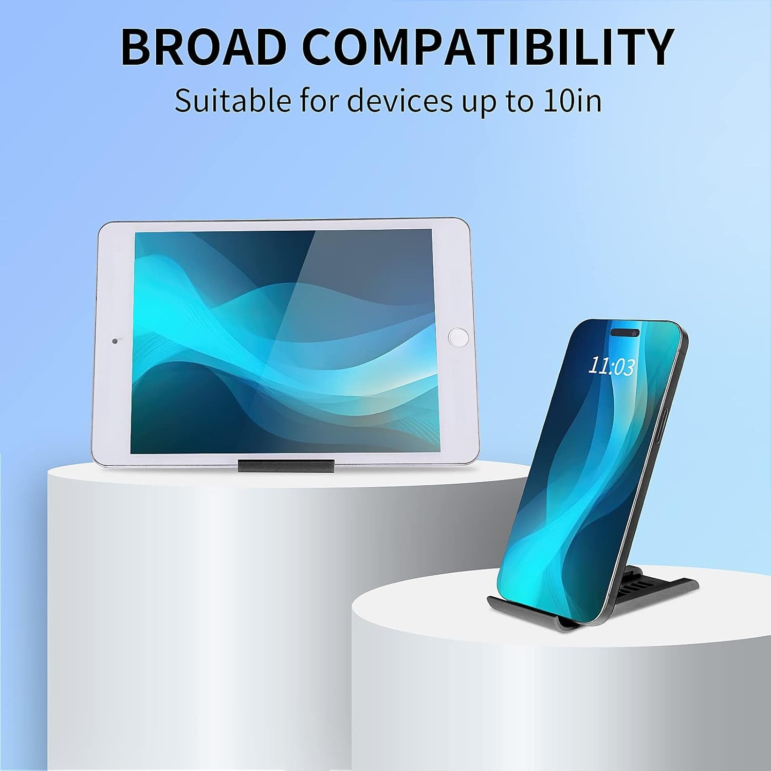 FELIXLEO Handy Ständer 2 Stück faltbar verstellbar Universal 4–13 Zoll Smartphone-Controller (1 St)