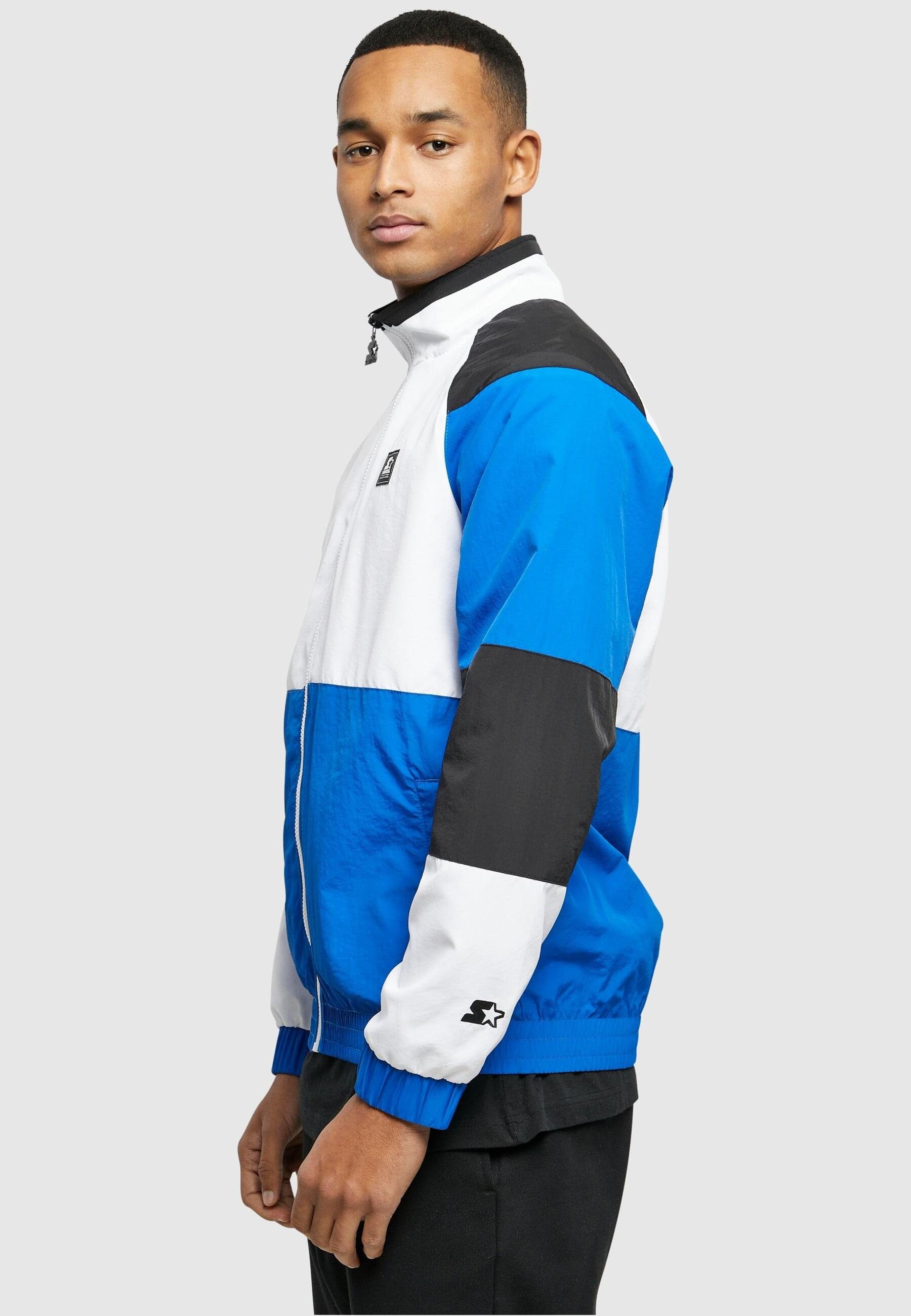 Starter Blouson Herren Starter white/cobaltblue/black Color Retro (1-St) Jacket Block