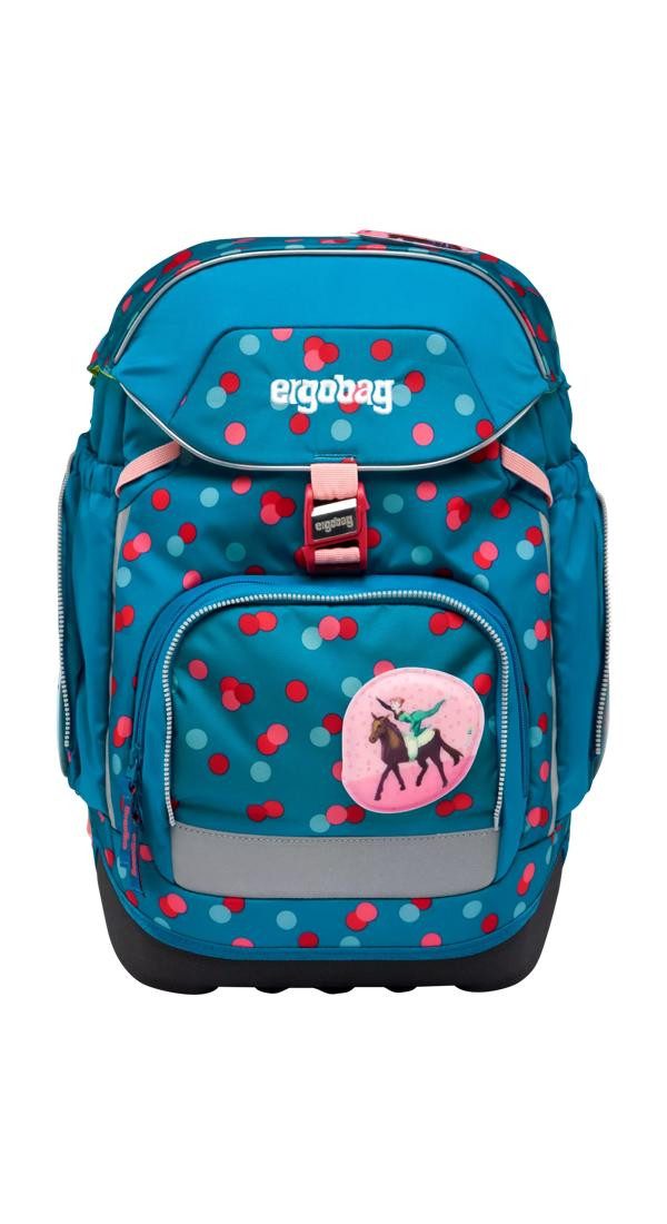 ergobag Schulranzen pack Set (6-tlg., 6-teiliges Set), größenverstellbares Rückensystem