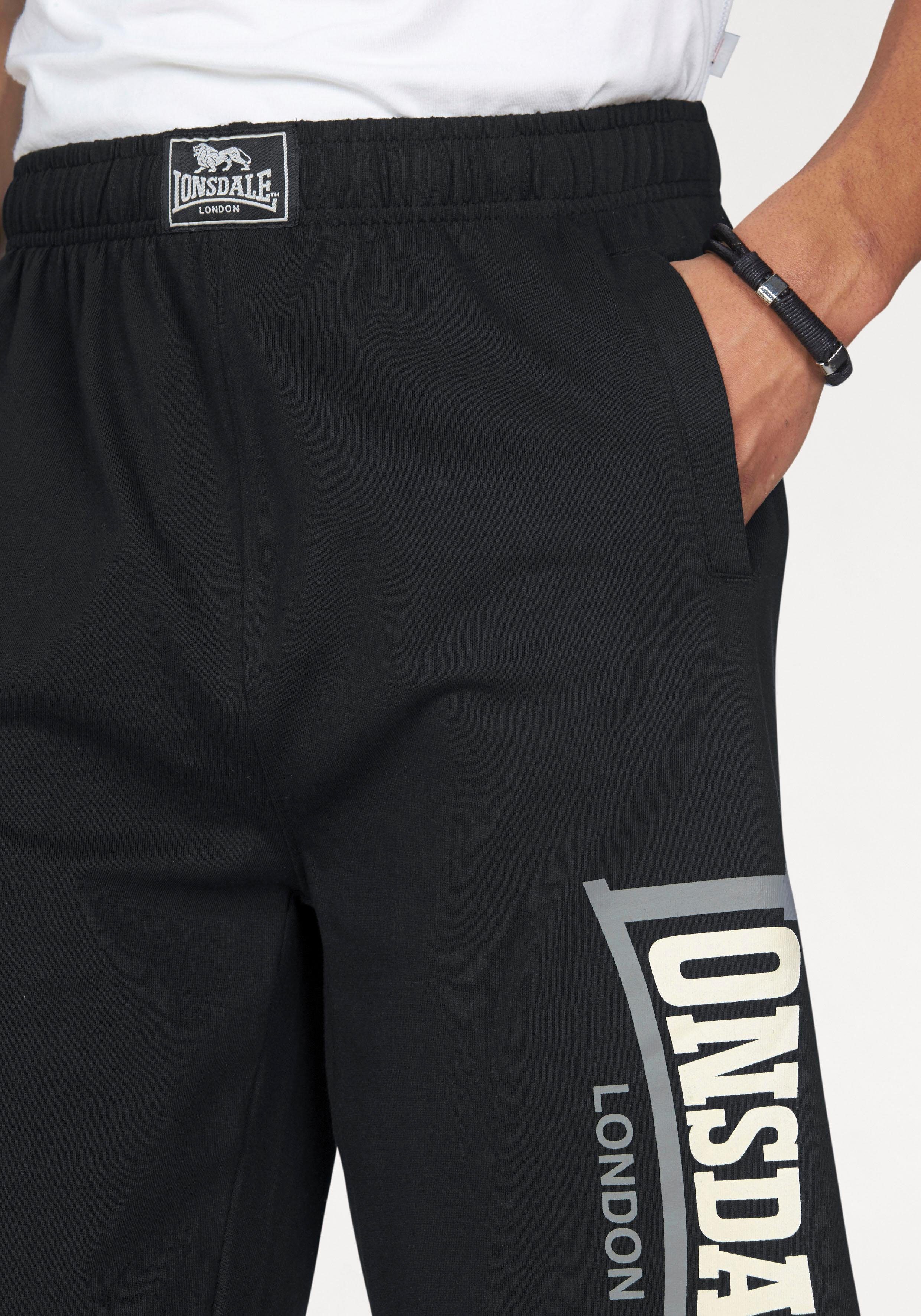 Lonsdale Sweatshorts LOGO JAM mit seitlichen Eingrifftaschen, aus Baumwolle, bequeme Passform – Bild 3 von 5