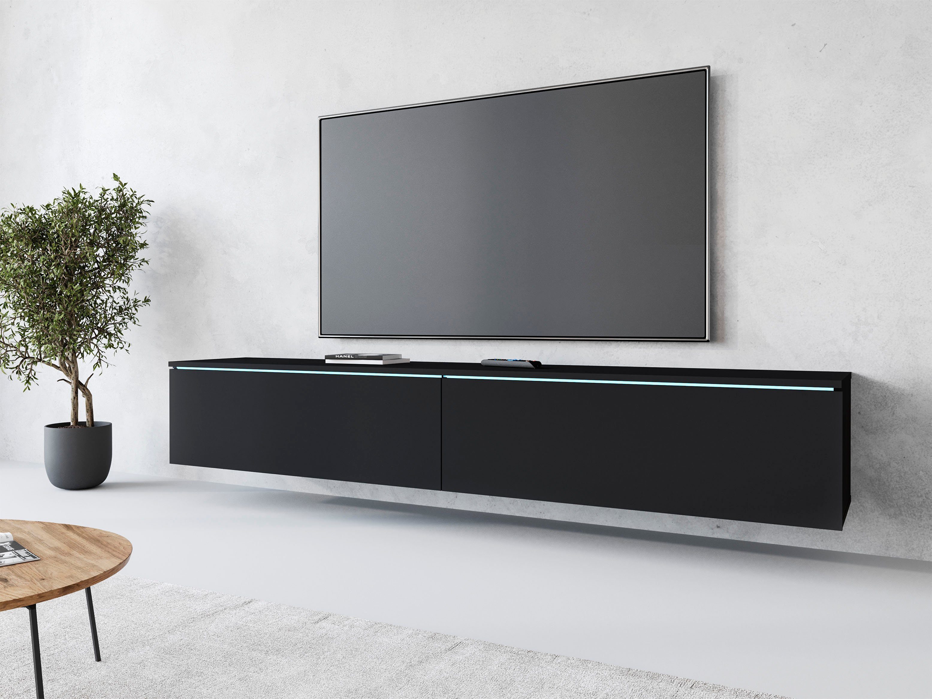 INOSIGN Lowboard LOWBOARD VERA, wahlweise mit oder ohne Beleuchtung, Modern günstig online kaufen