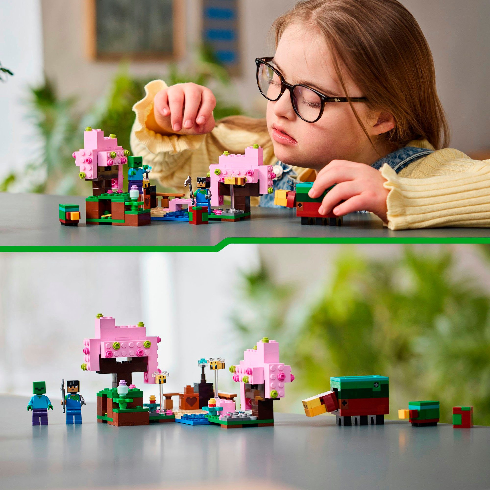 LEGO® Der Kirschblütengarten (21260), LEGO Minecraft Konstruktionsspielstei günstig online kaufen