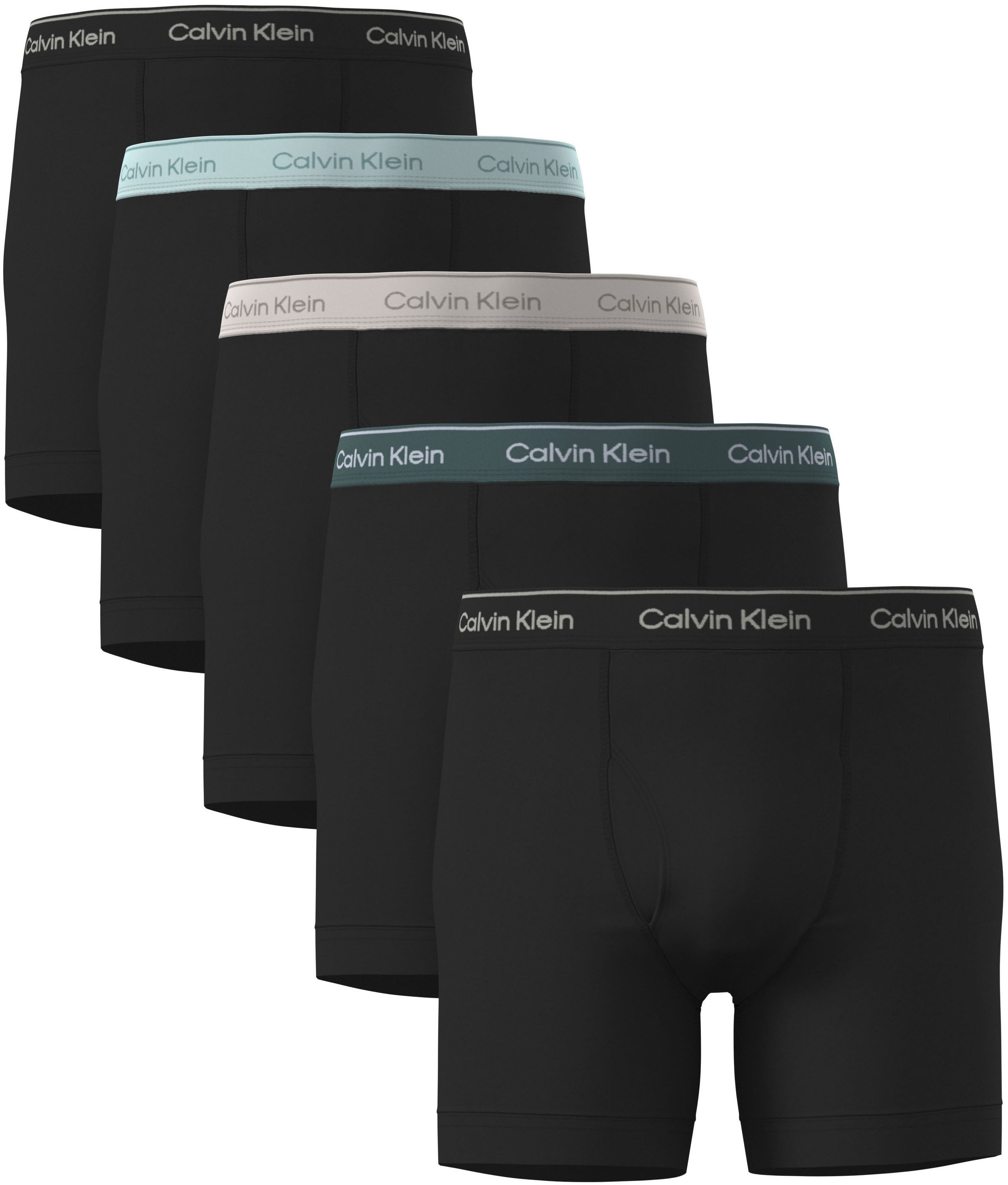 Calvin Klein Underwear Boxershorts Boxer Brief 5PK (Packung, 5er-Pack) Regular fit mit gerader Beinform