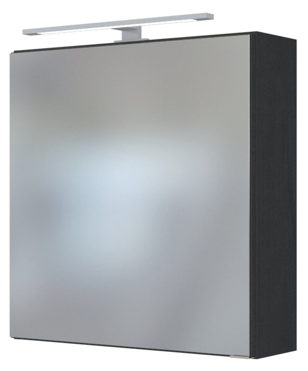 HELD MÖBEL Spiegelschrank Davos 60 cm graphit günstig online kaufen