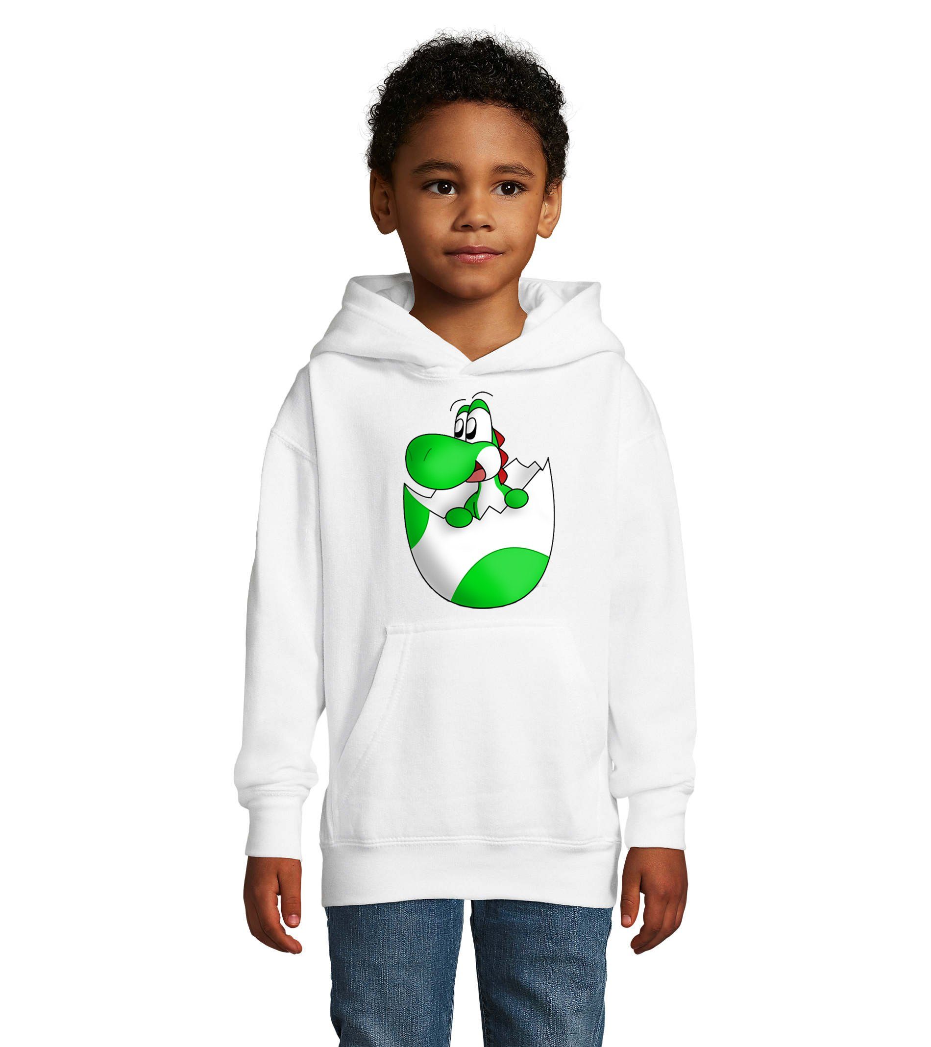Hoodie Kinder Jungen & Mädchen Baby Yoshi Ei Super Retro Konsole Gaming