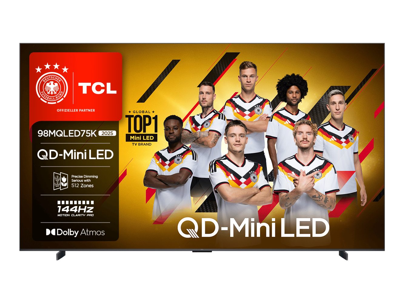 TCL 98MQLED75KX1 QLED Mini LED-Fernseher (98 Zoll, 4K Ultra HD)