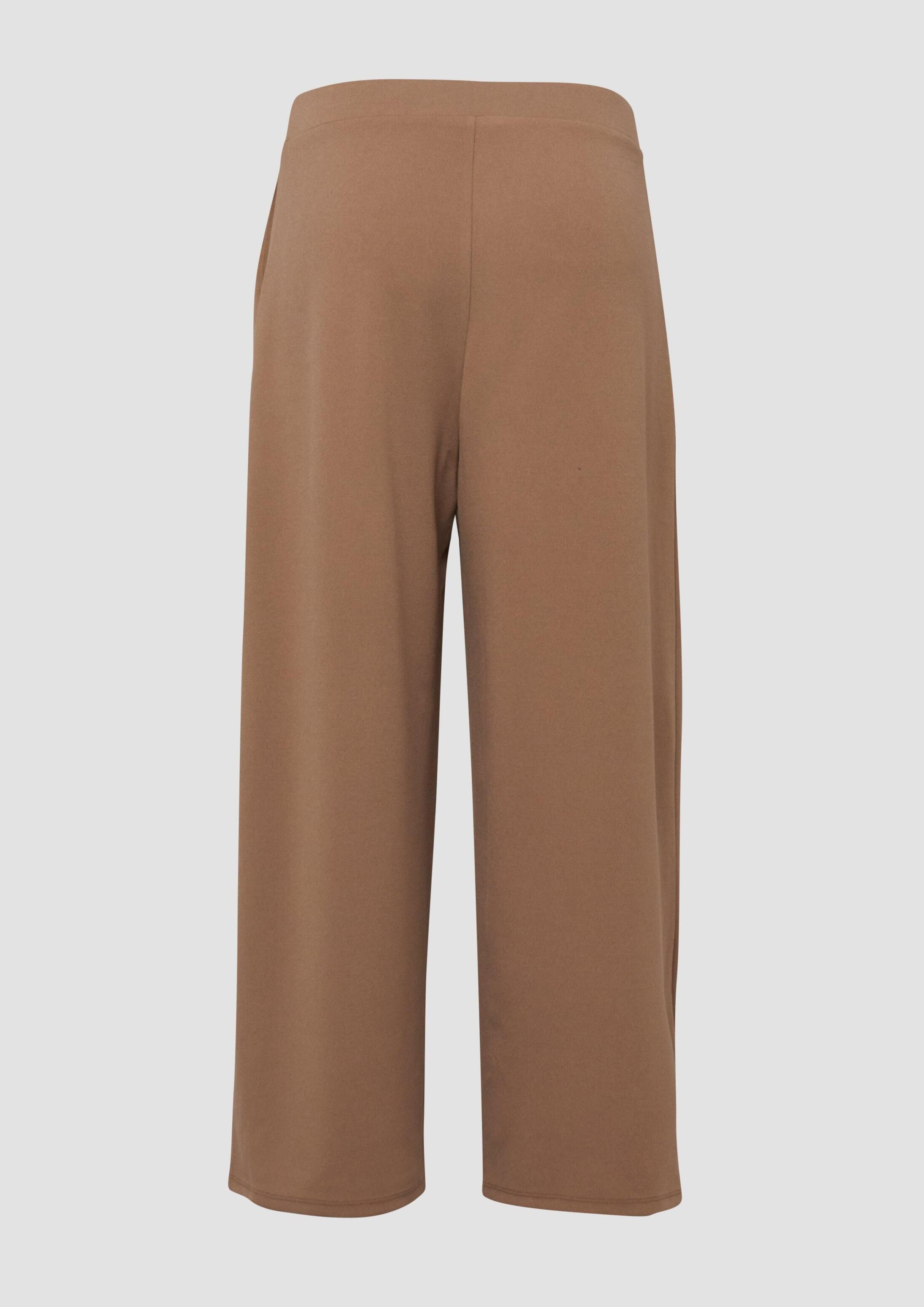 s.Oliver Culotte Hose Culotte aus Interlock-Jersey im Relaxed Fit