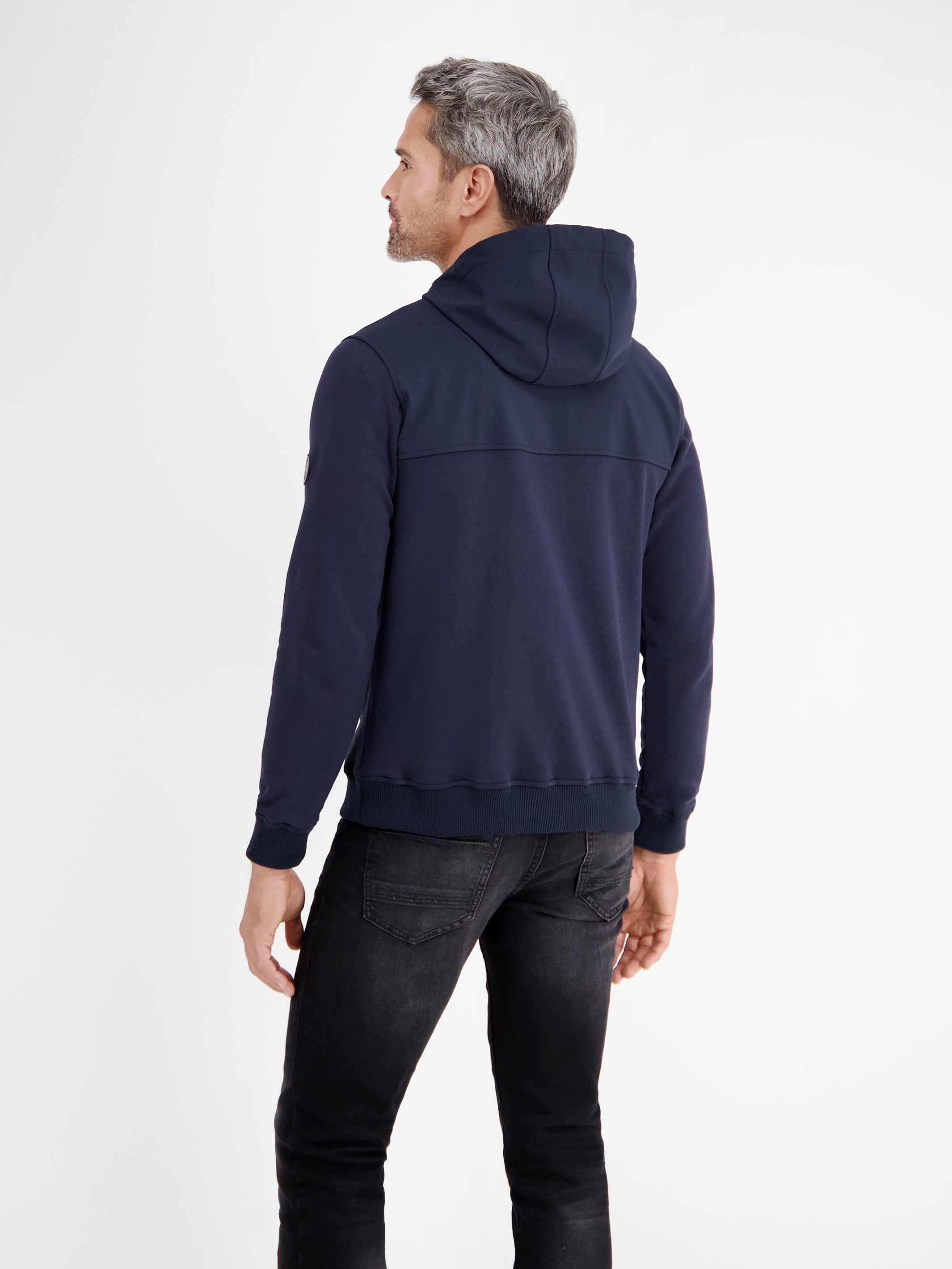 LERROS Sweatshirt LERROS NAVY Troyer-Hoodie