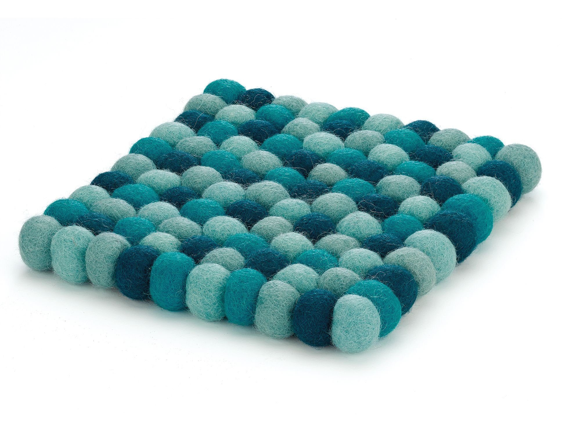 Cilio Topfuntersetzer Untersetzer Quadratisch 21x21cm Schafwolle Filz bis 100 Grad Cilio