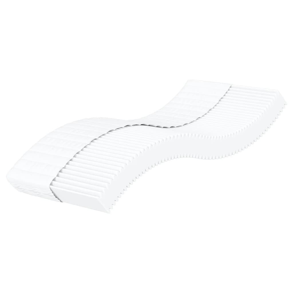 Boxspringmatratze Schaumstoffmatratze Weiß 90x210 cm Härtegrad H2 H3, vidaXL, 17 cm hoch