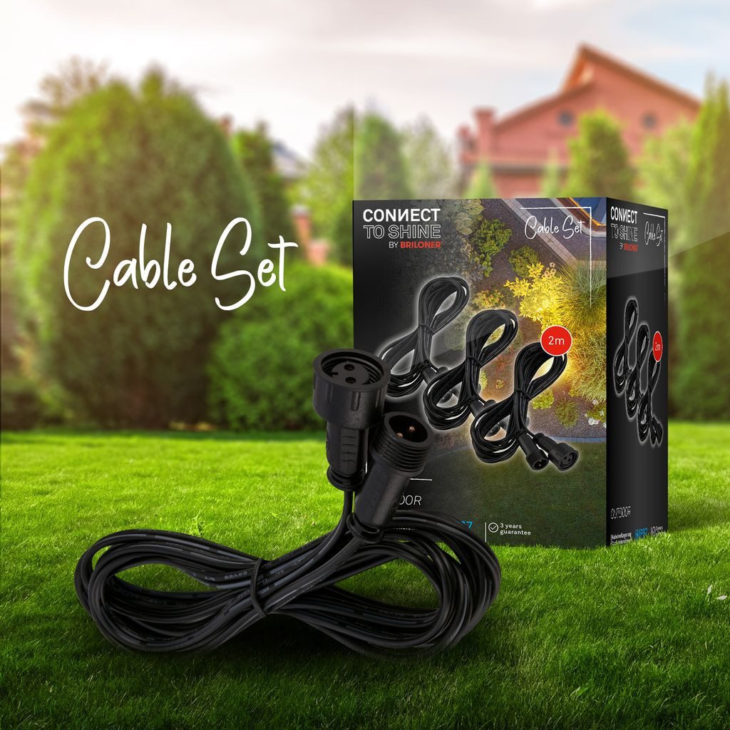 Briloner Leuchten Gartenstrahler 3920035, LED fest integriert, 2700K - Extra-Warmweiß