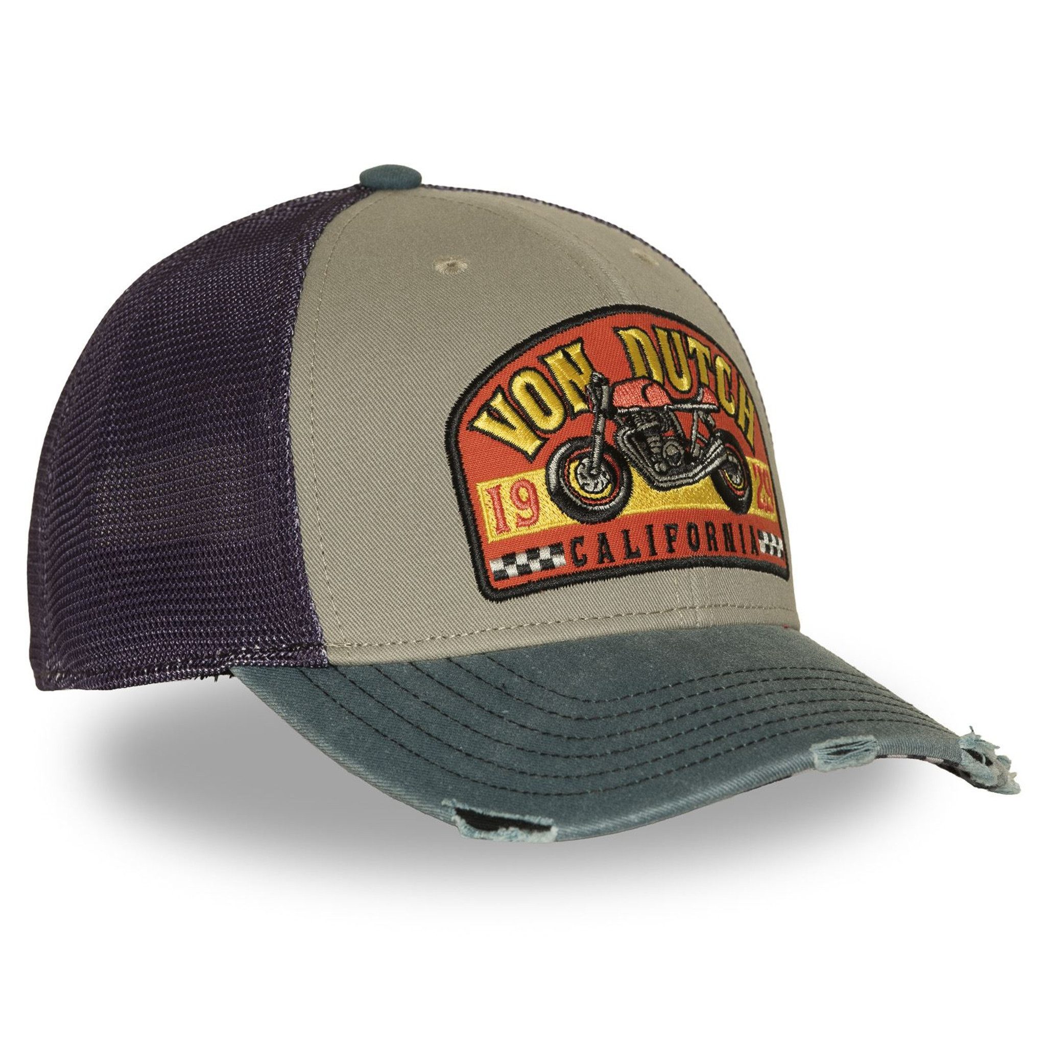 Von Dutch Trucker Cap Von Dutch Originals Trucker Cap - SEMI-CURVED (Basecap, Basecap, Meshcap, Trucker Kappe)