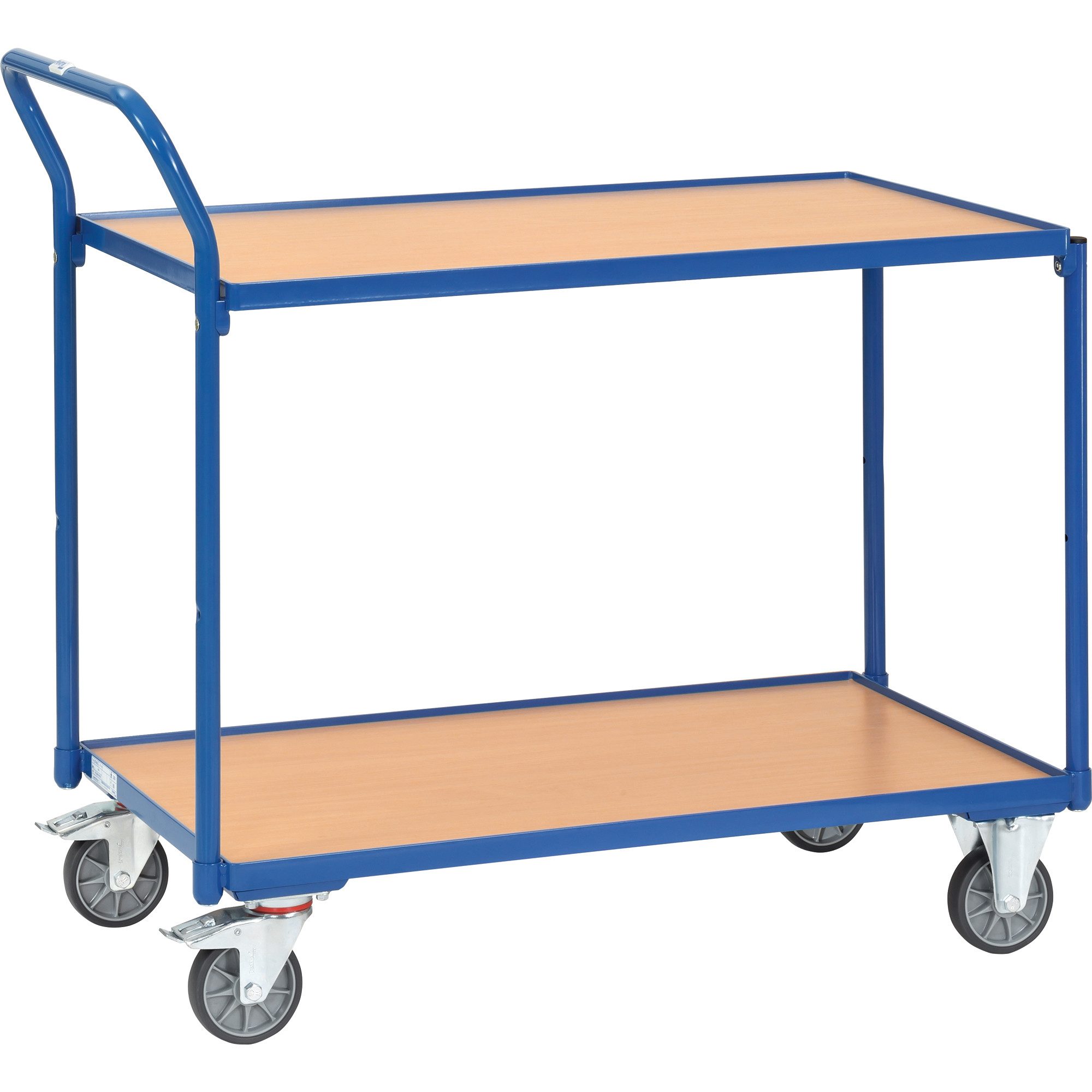 FETRA Transportwagen Tischwagen 2742 1.000x600mm 2 Böden blau.