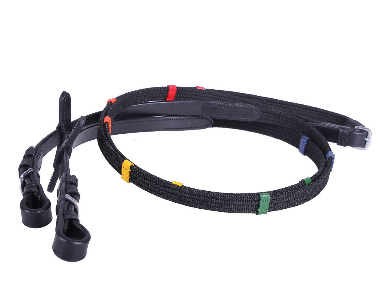 QHP Zügel Zügel farbig mit Stops