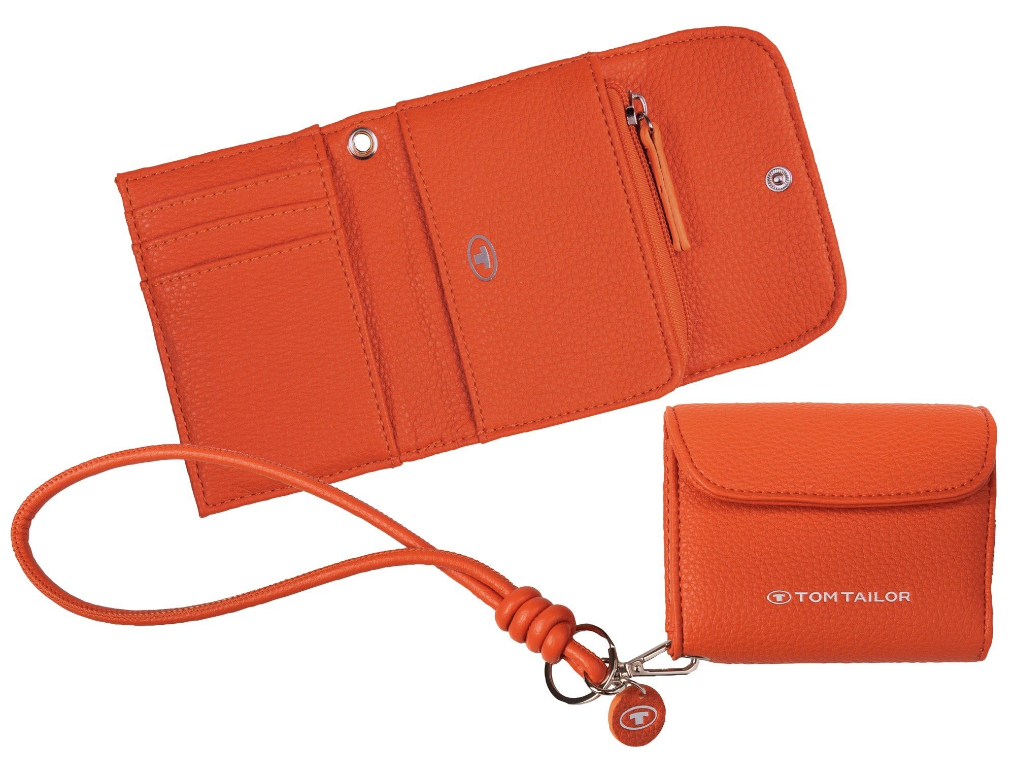 TOM TAILOR Geldbörse Hanny Giftset Gift Set (2-tlg), schönes Geschenkset orange