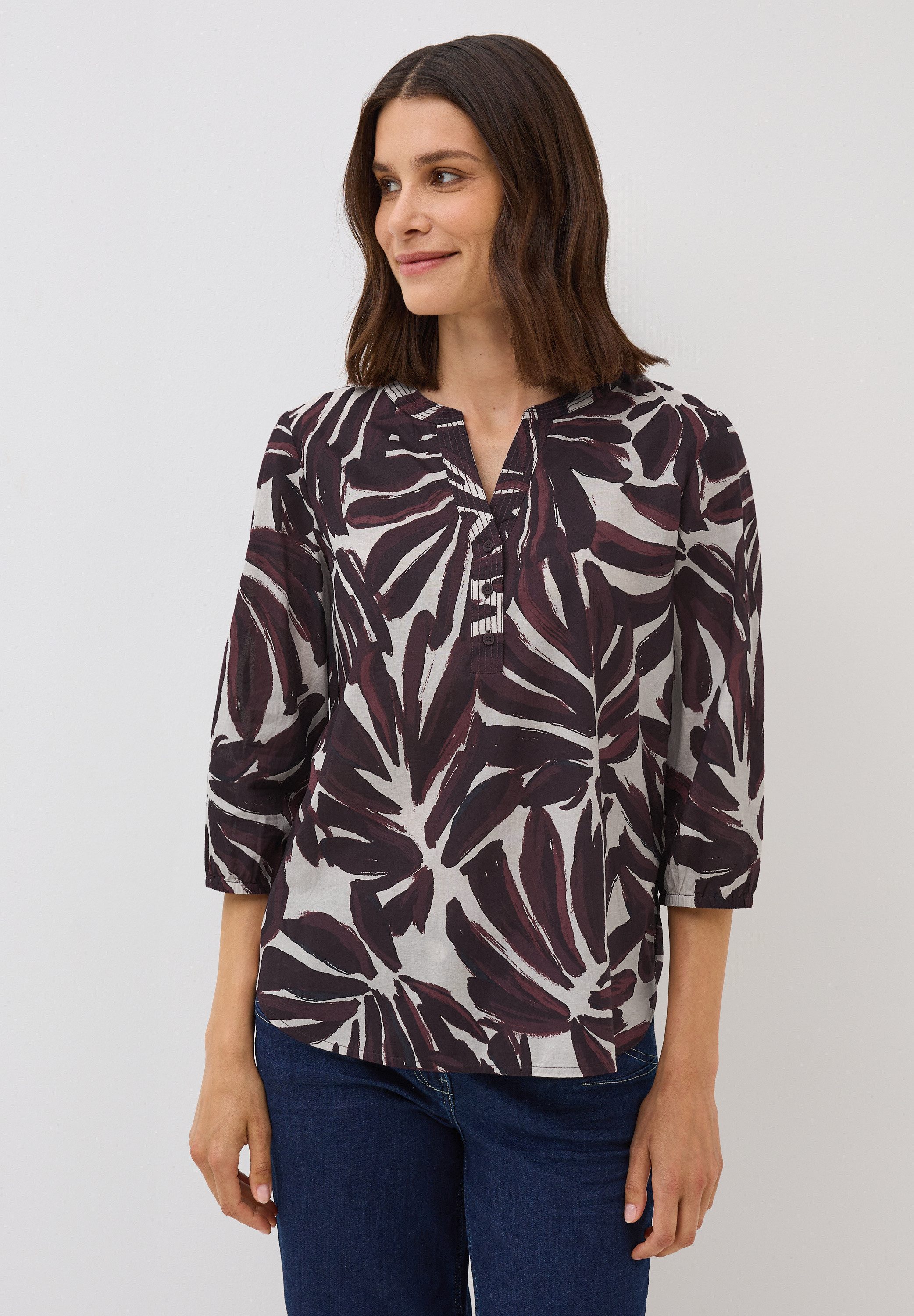 CECIL Chiffonbluse mit allover Print günstig online kaufen