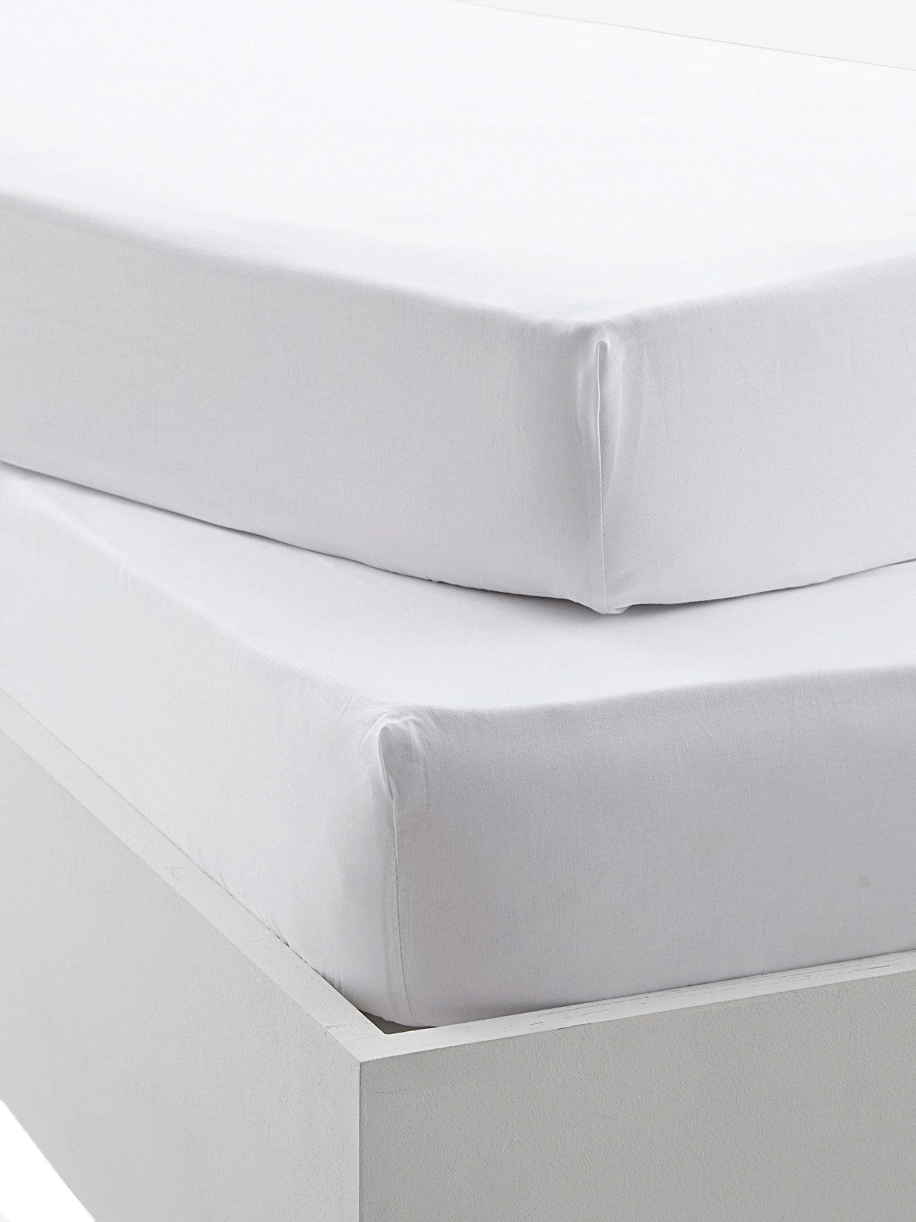 vertbaudet Spannbettlaken Bio-Kollektion: Baby Spannbettlaken, Bio-Baumwolle, 2er-Pack