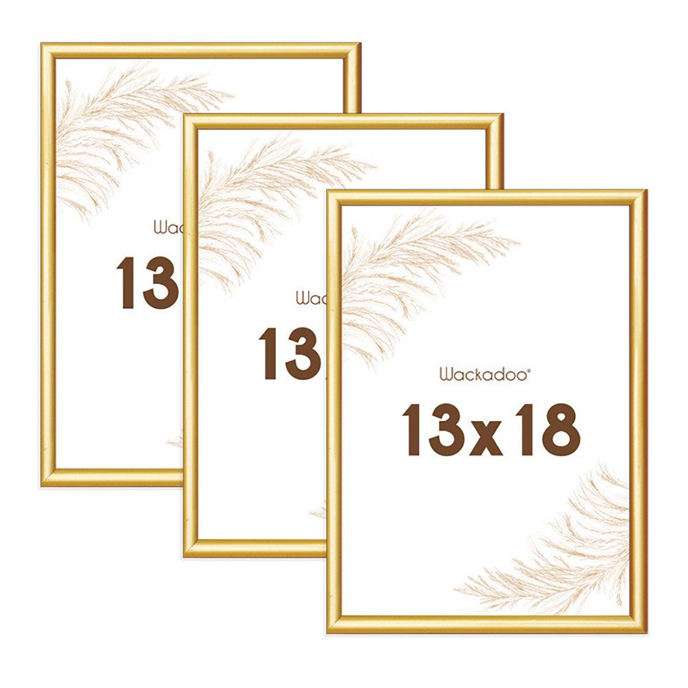 Wackadoo Living Bilderrahmen-Set Bilderrahmen mit Glasscheibe für Einzelbil günstig online kaufen