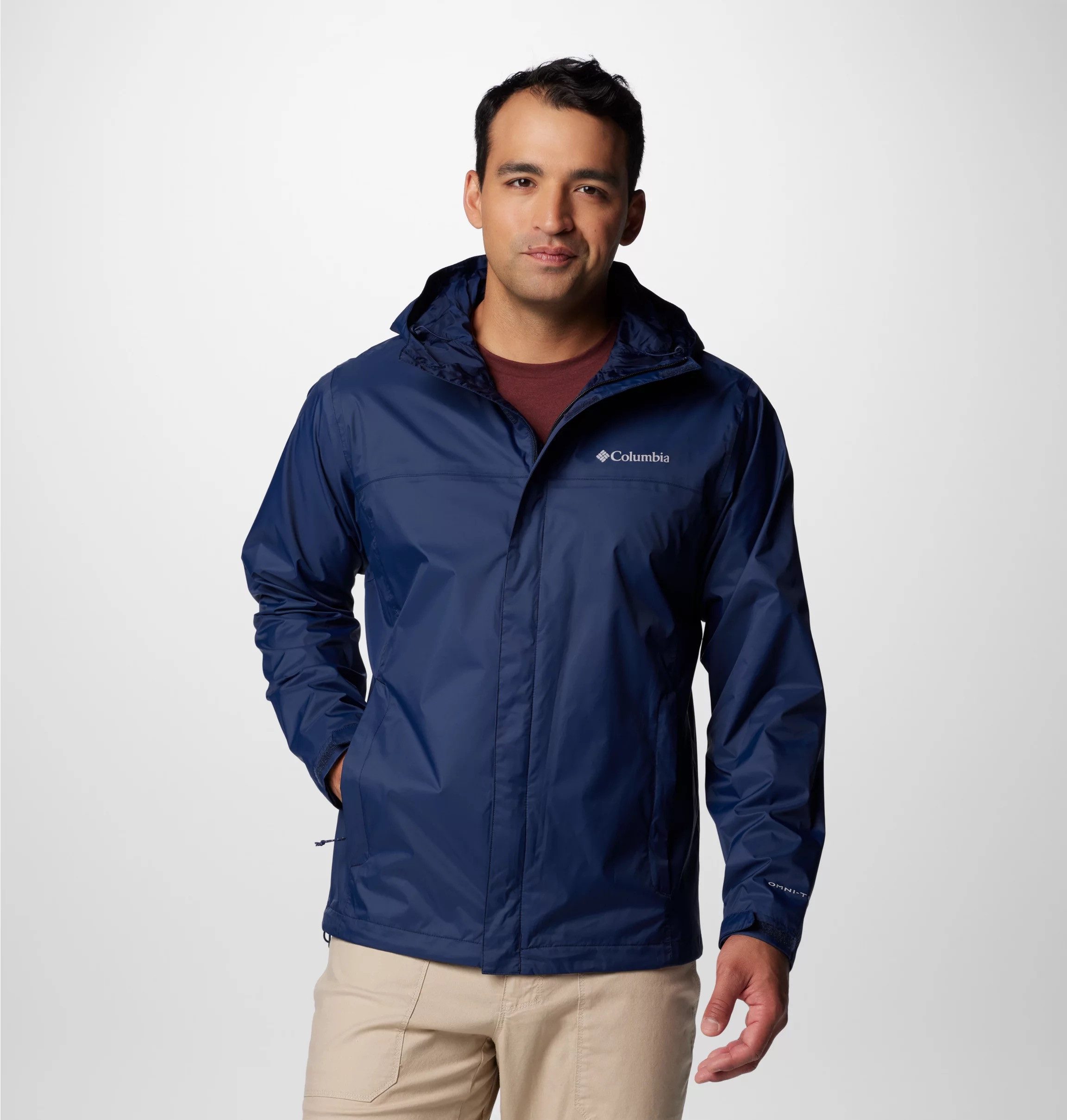 Columbia Regenjacke WATERTIGHT II JACKET mit Reißverschlusstaschen, wasserabweisendes Obermaterial aus Nylon