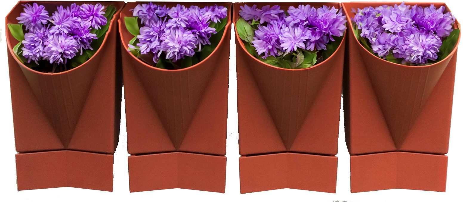 VCM Hochbeet 4x Wandgarten Hängegarten Blumentopf günstig online kaufen