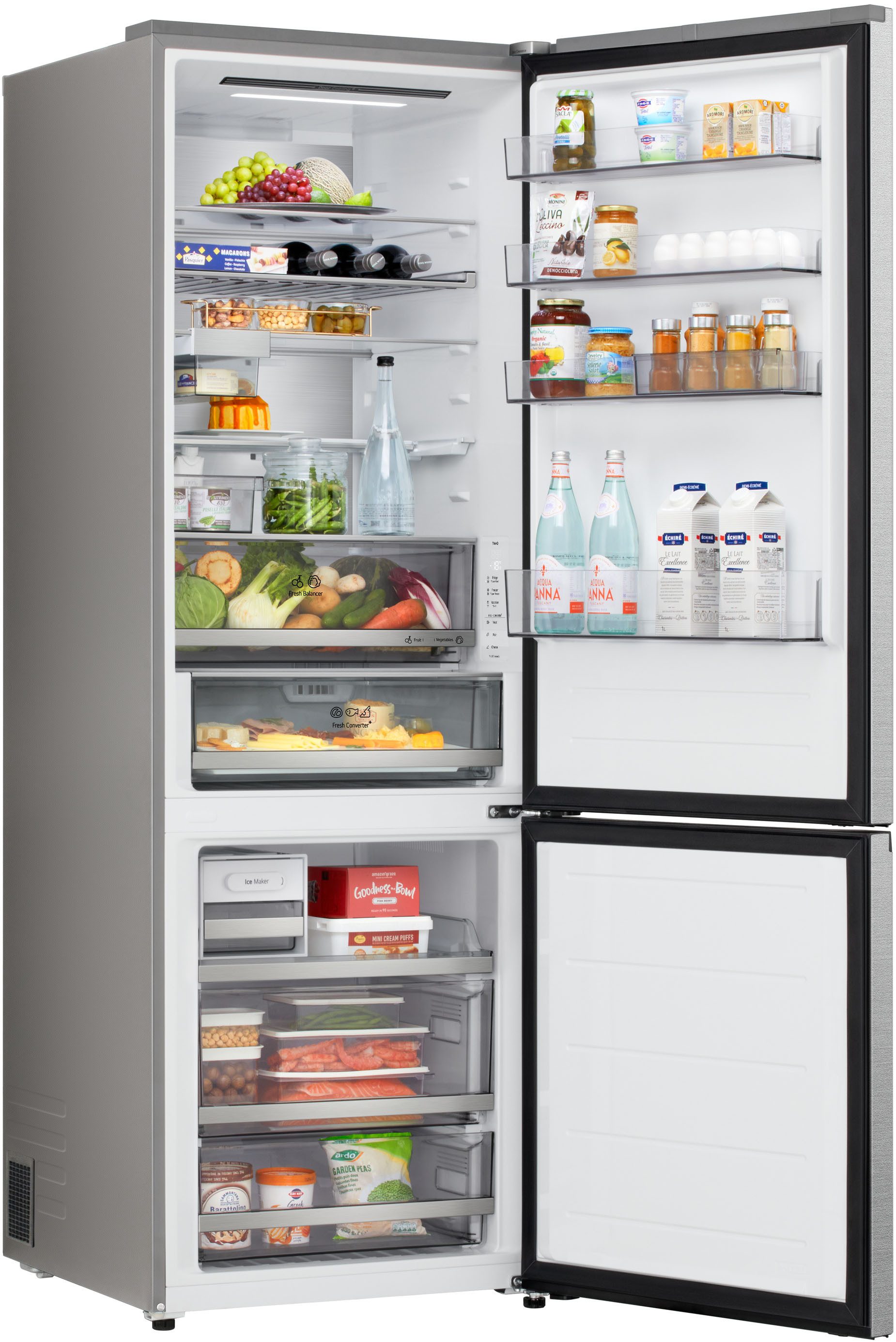 LG Kühl-/Gefrierkombination Serie 7 GBBW726AMB, 203 cm hoch, 69,7 cm breit, Vollintegrierbarer Kühlschrank dank frontaler Luftzufuhr und Abluft – Bild 2 von 5
