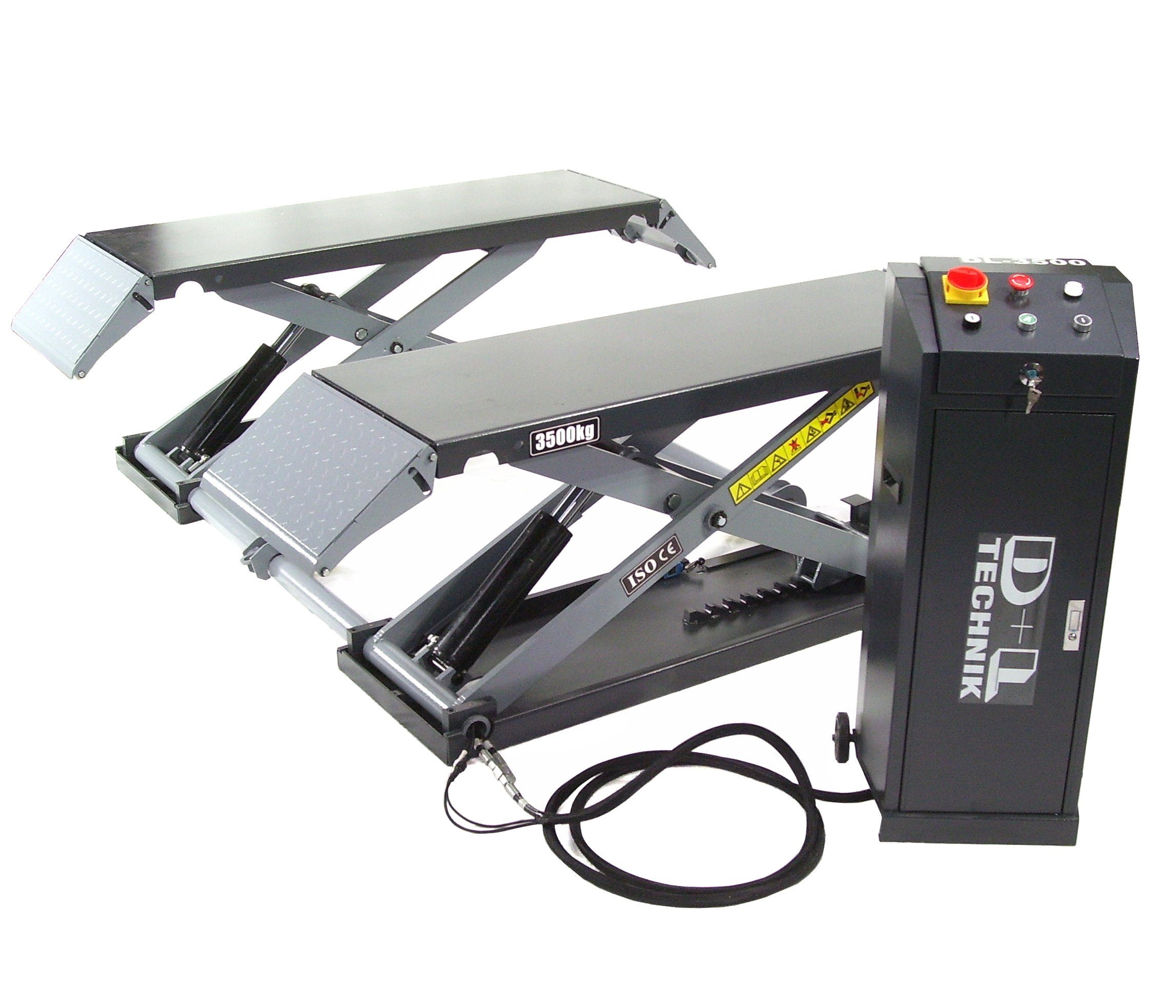 Apex Wagenheber Mobile Scherenhebebühne 3500 kg 3 t Hebebühne 06303, 1-tlg.