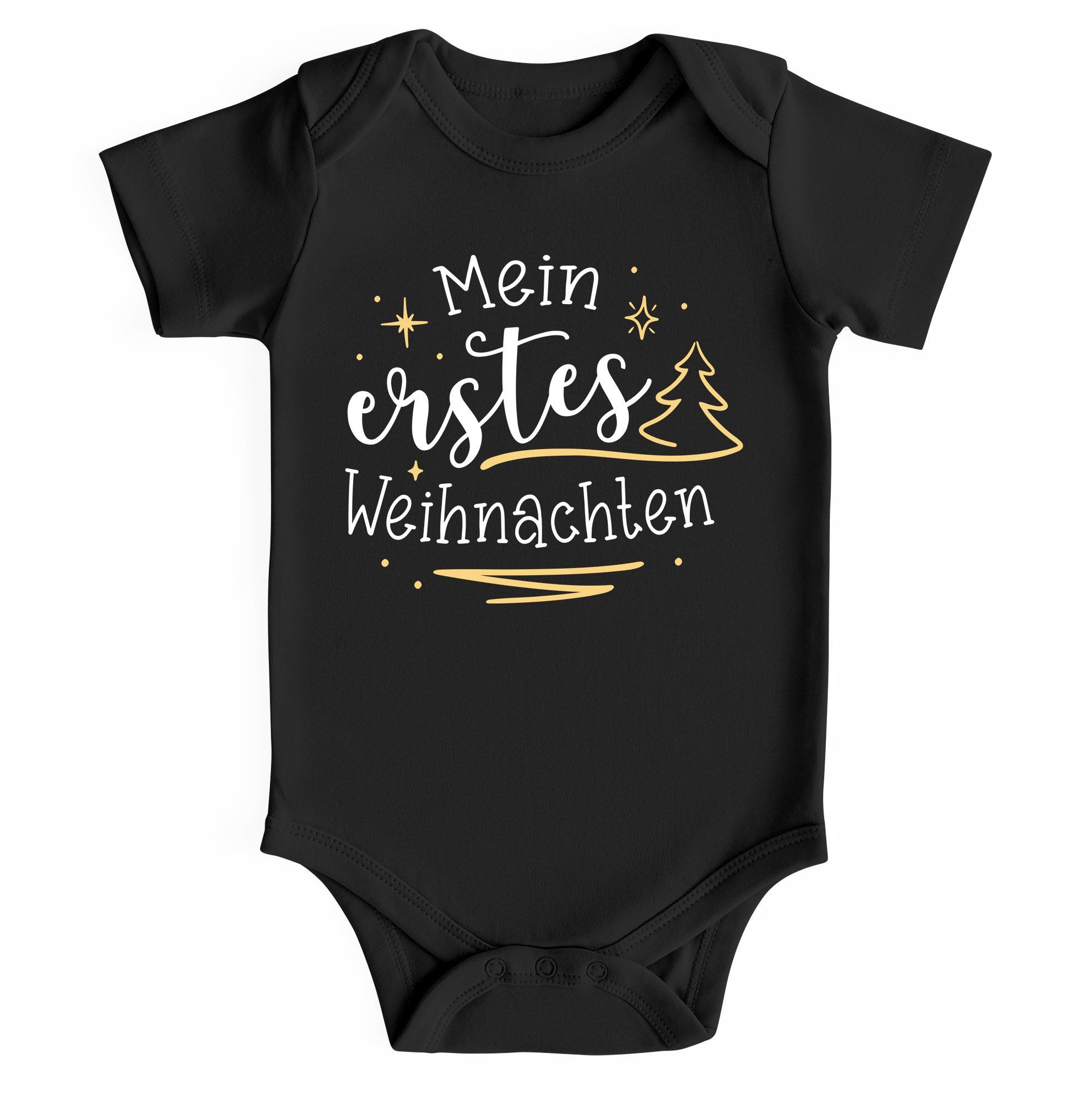 SpecialMe Body Baby Body kurzarm Mein erstes Weihnachten Spruch XMAS Outfit für