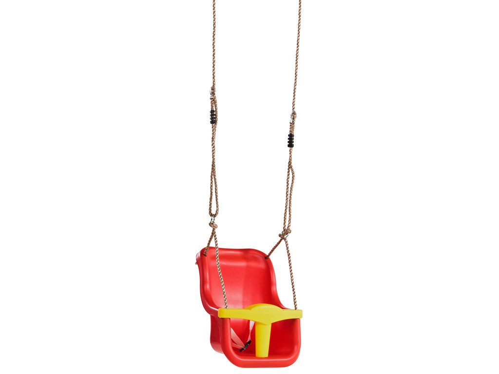 KBT Schaukelsitz KBT Schaukelsitz Babyschaukel Luxe rot-gelb Rot / Gelb (1-tlg)