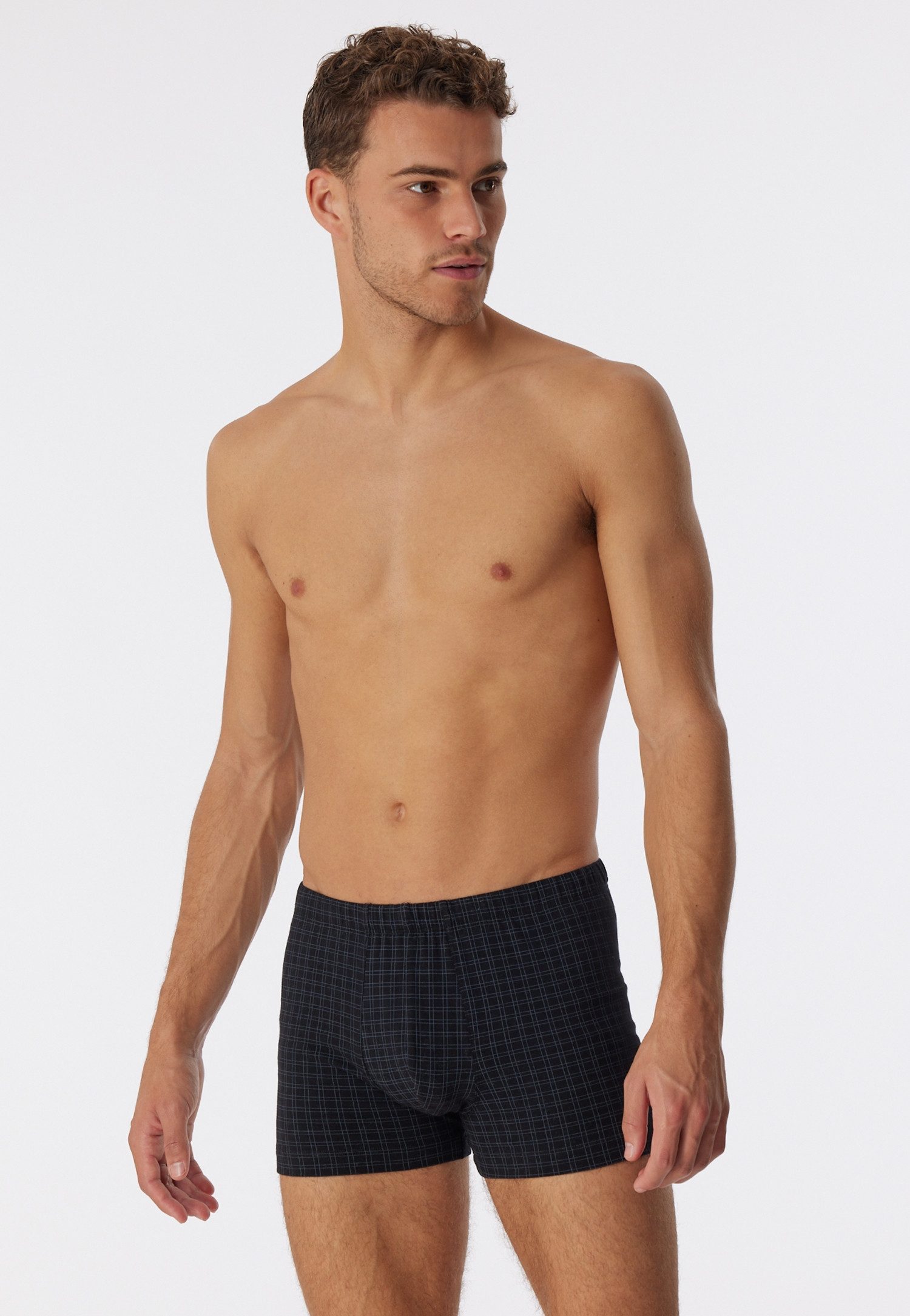 Schiesser Boxershorts Cotton Casual ohne Eingriff, kariert
