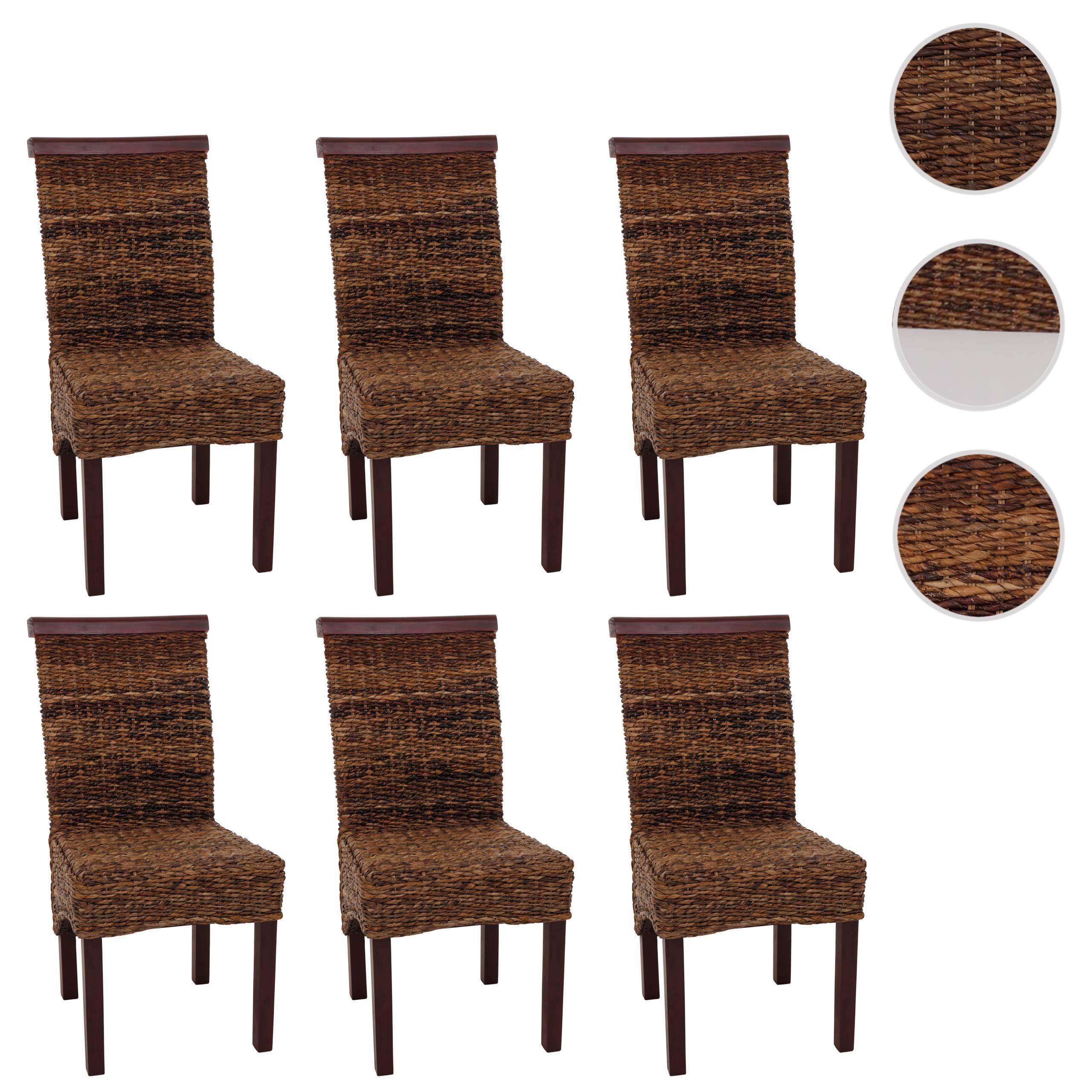 MCW Esszimmerstuhl Manfredonia 6er-Set Hell ohne Kissen günstig online kaufen