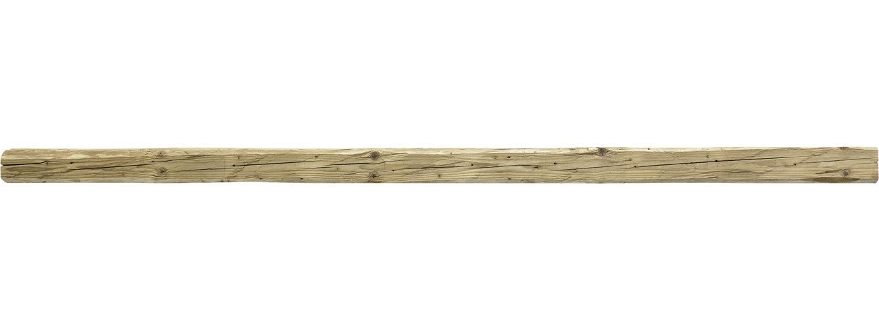 iWerk Bodenplatte Altholzbalken Nadelholz 250 x 10 x 14 cm