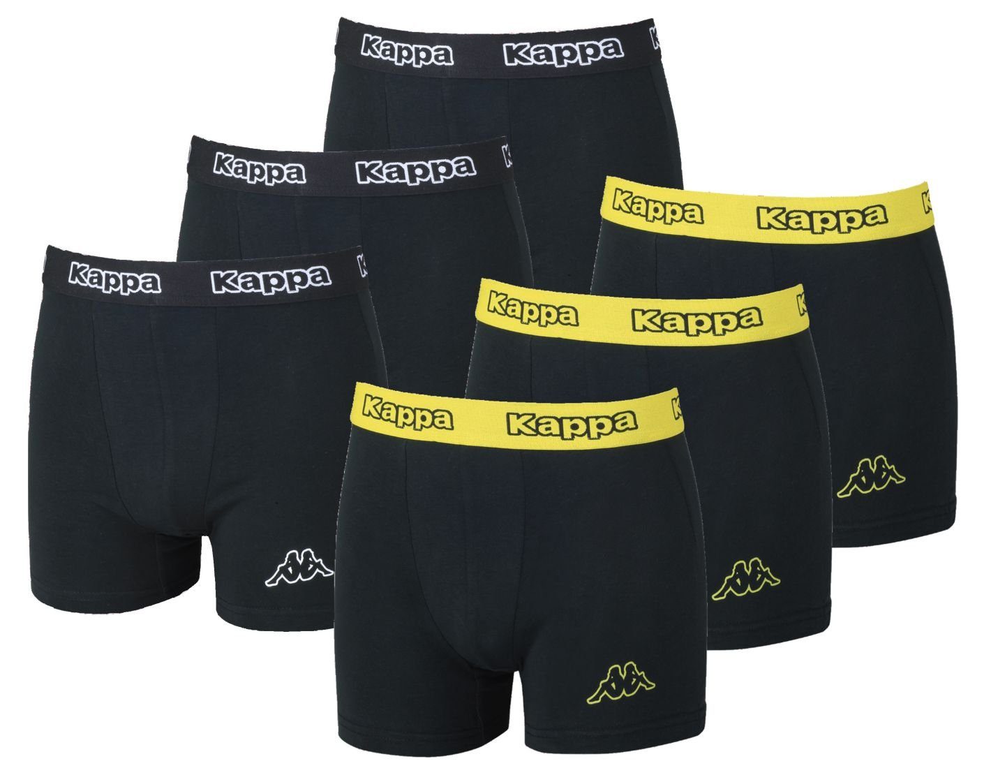 Kappa Boxershorts »Kappa Boxershorts Sets Unterhosen Slip Toledo 6x Gelb /  Schwarz Gr.L« online kaufen | OTTO