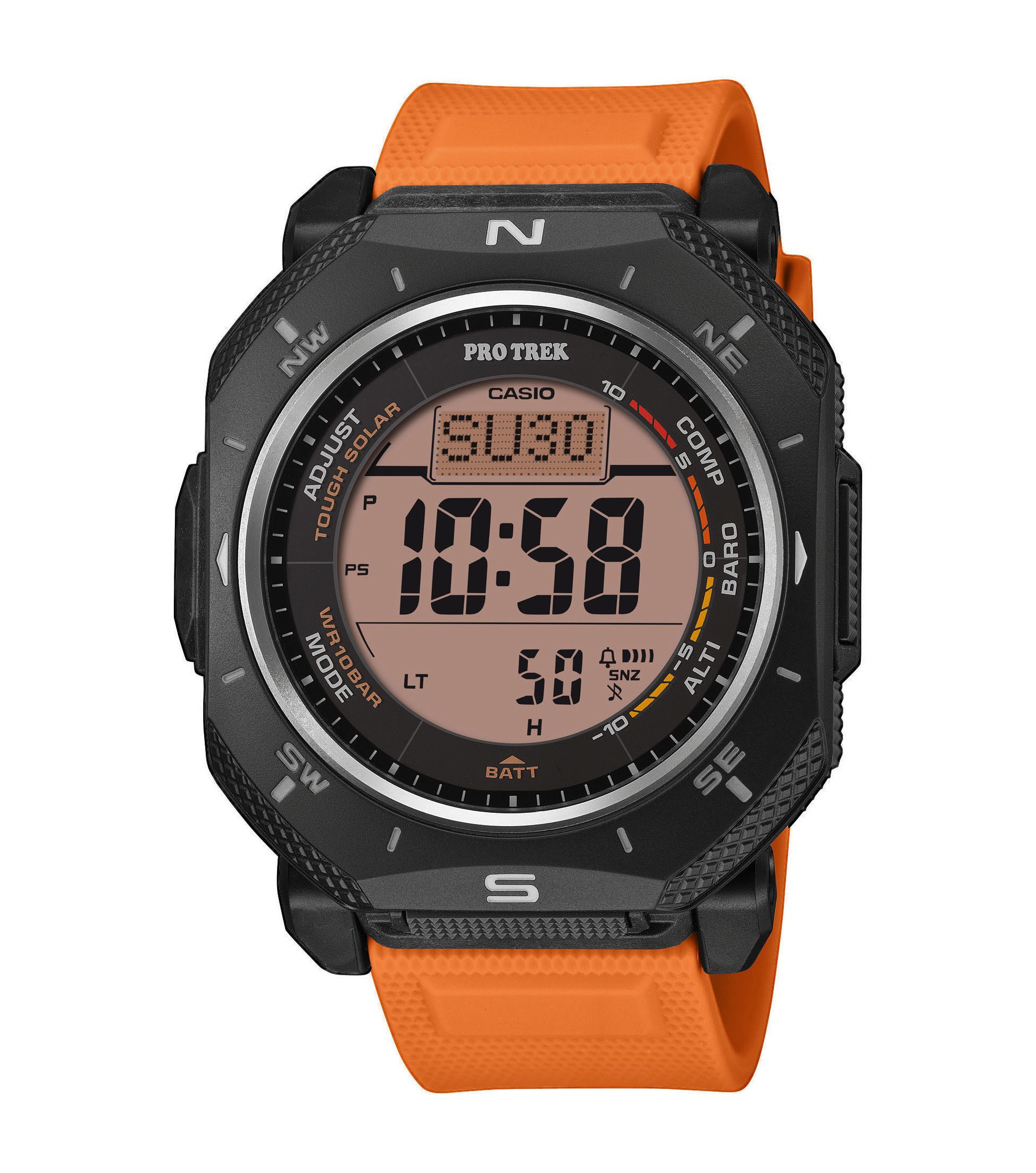 CASIO PRO TREK PRG-69-4ER, Armbanduhr, Herrenuhr, digital, automatischer Kalender, Thermometer