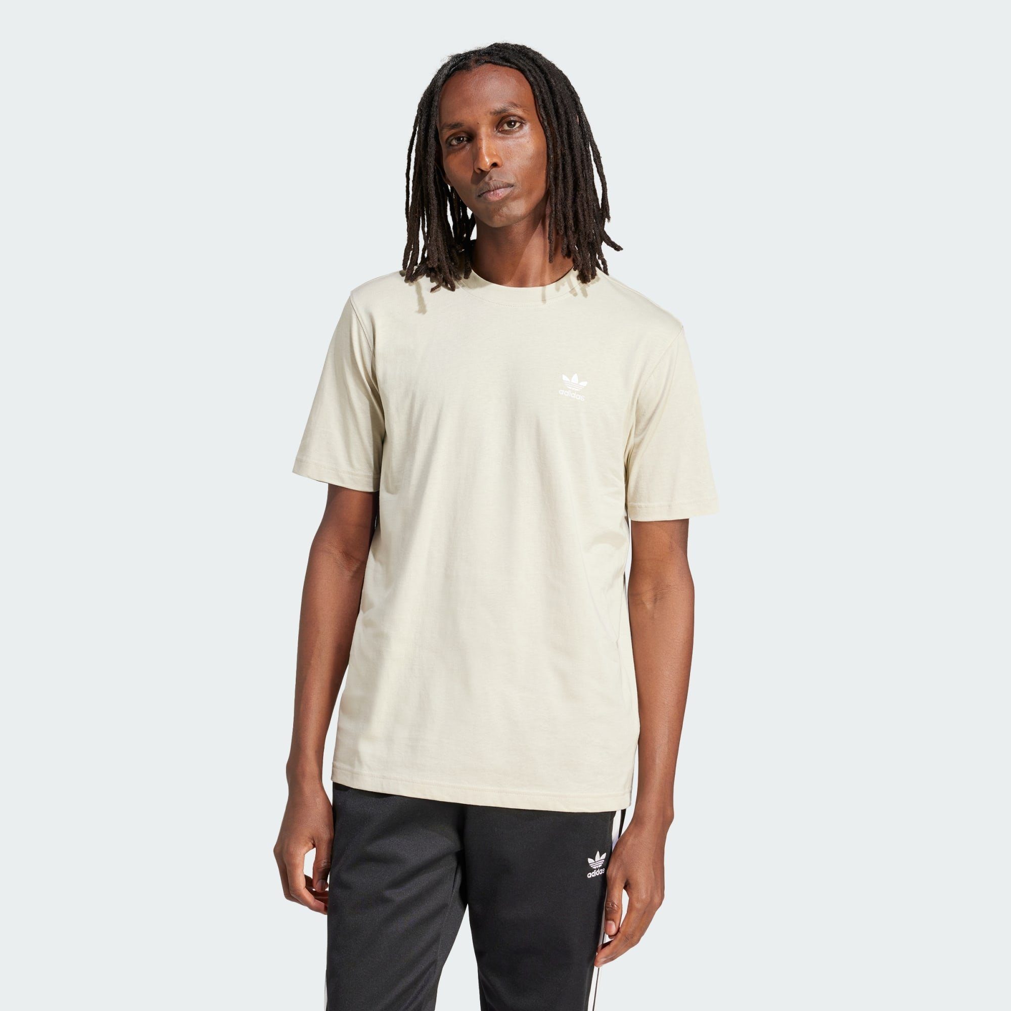 adidas Originals T-Shirt TREFOIL ESSENTIALS T-SHIRT Putty Grey