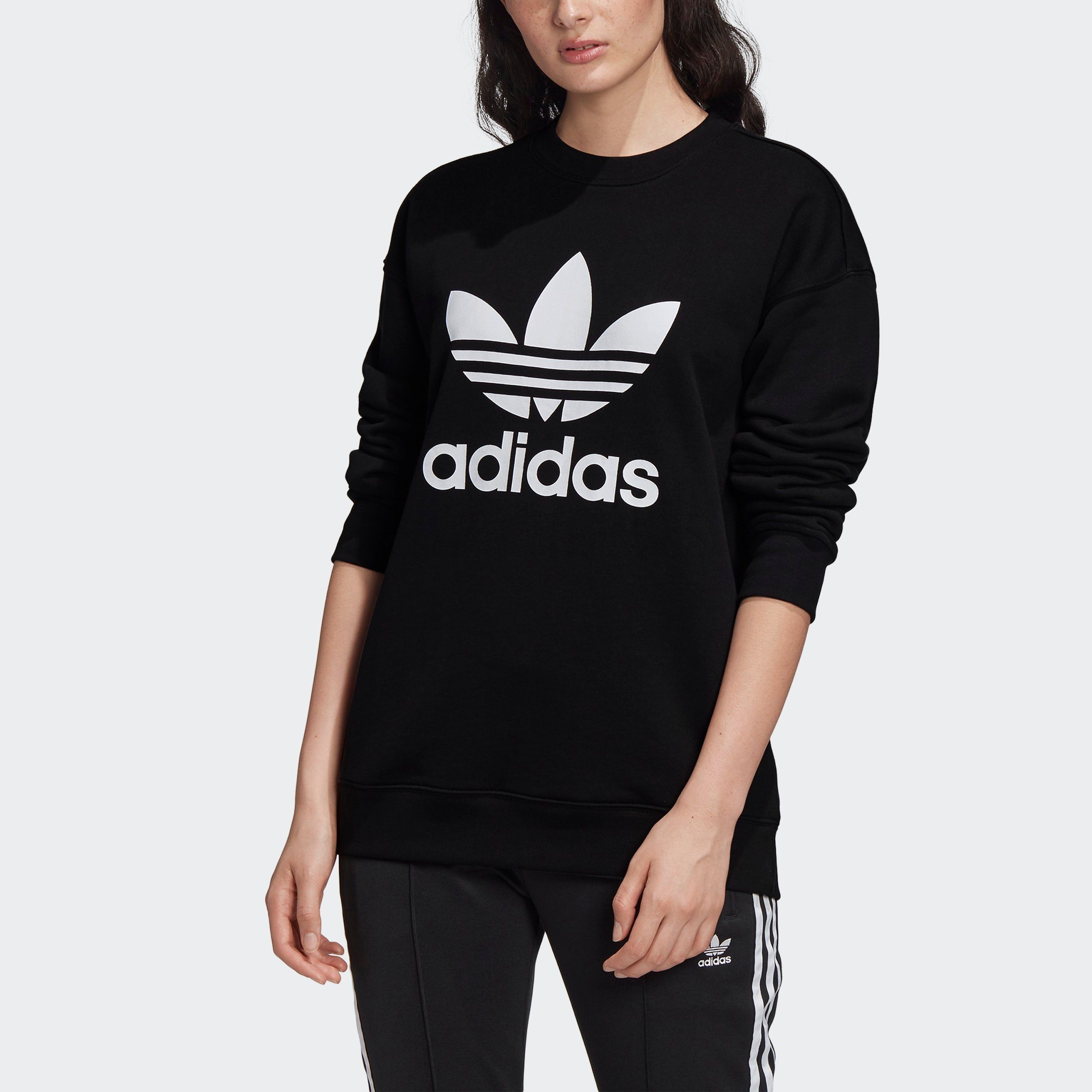 adidas Originals Sweatshirt TREFOIL BLACK/WHITE