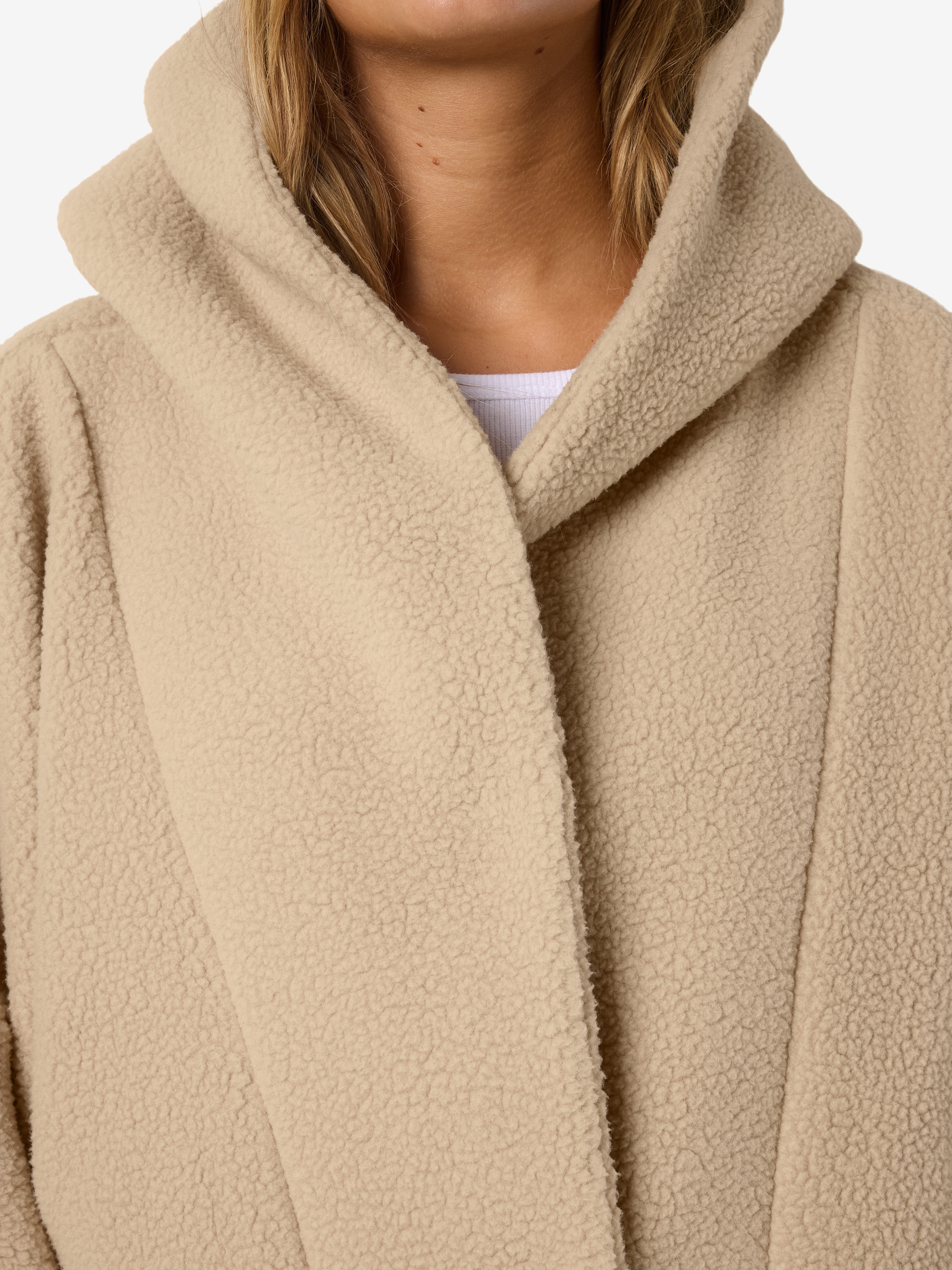 Noisy may Kapuzensweatjacke NMCOZY L/S LONG SHACKET W HOOD JRS NOOS