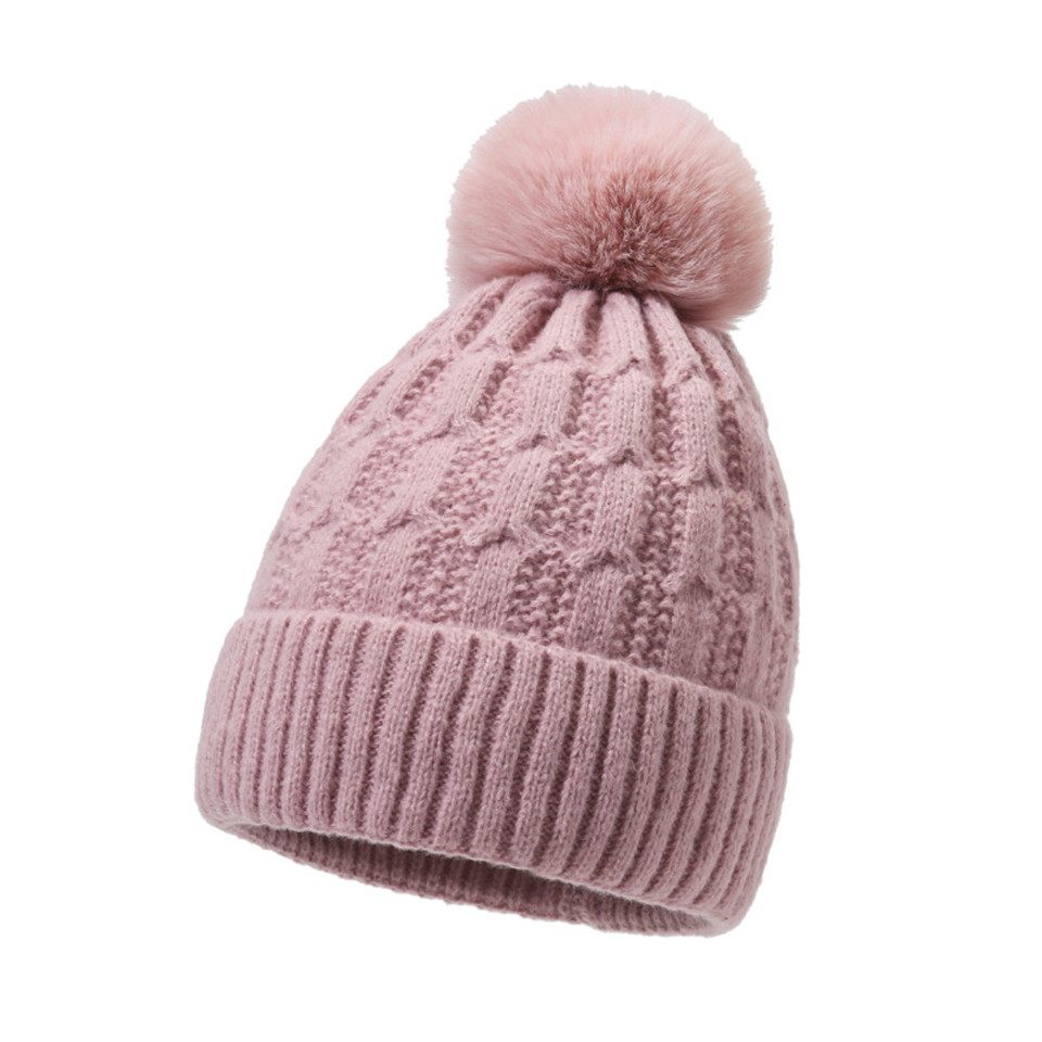 Coonoor Strickmütze Warm Wintermütze Strickmütze Beanie Damen und Herren Strickmütze mit Pompon, Bommelmütze Mütze