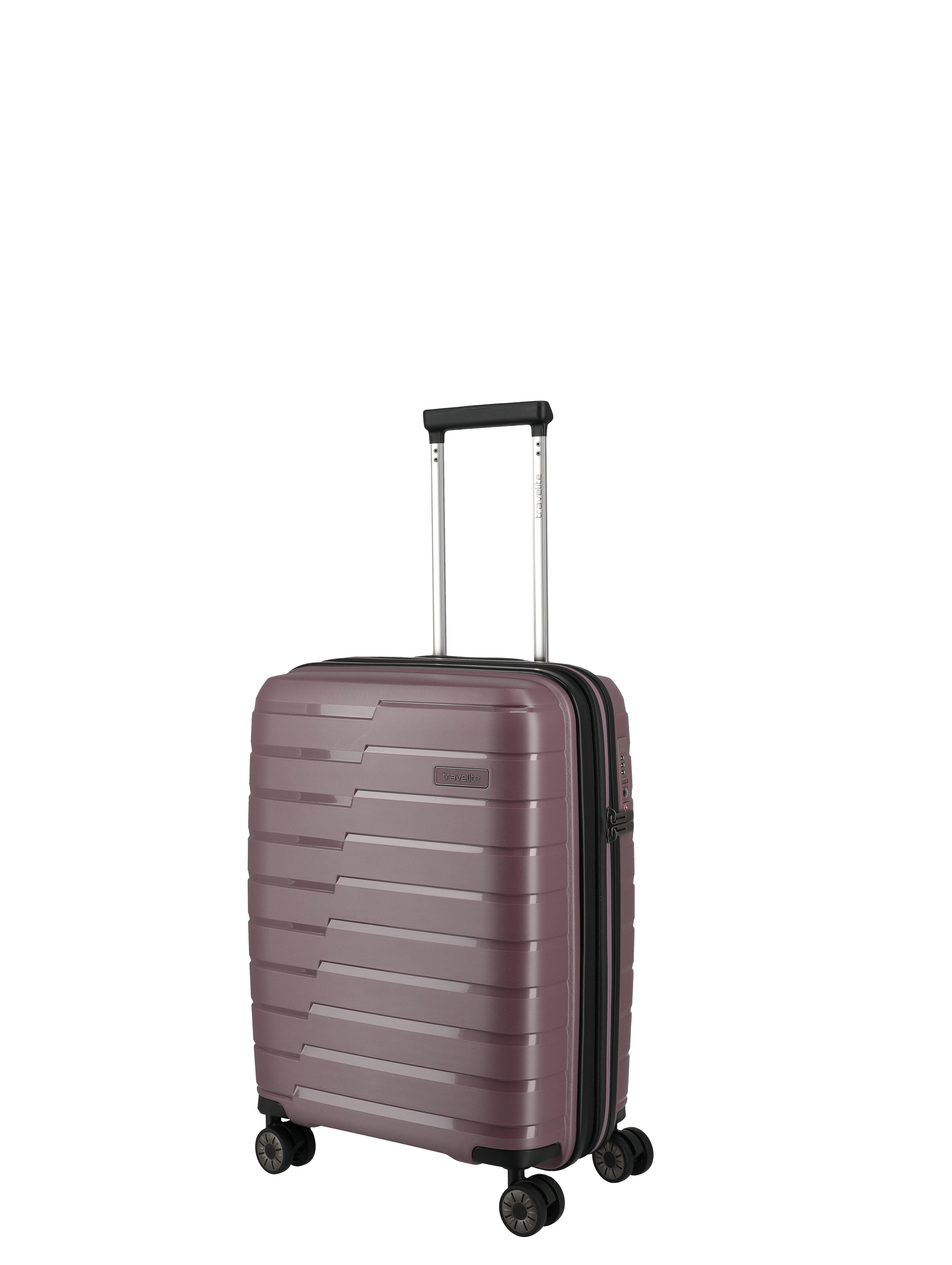 travelite Trolley AIR BASE Reisekoffer Hartschale, 4 Rollen, widerstandsfähiges Material und cleverer Innenaufteilung