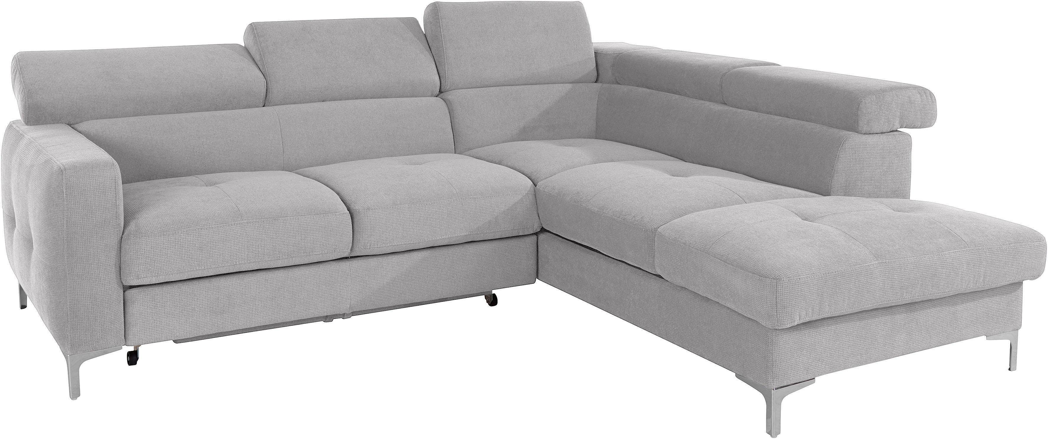 COTTA Polstergarnitur Sammy L-Form, (Set), Set bestehend aus: Ecksofa mit K günstig online kaufen