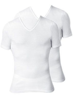KUMPF Unterziehshirt 4er Sparpack Herren T-Shirt Bio Cotton (Spar-Set, 4-St) hohe Markenqualität