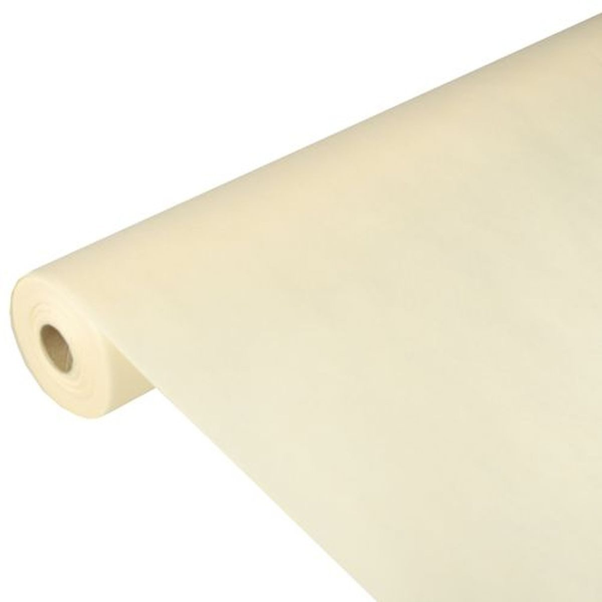 PAPSTAR Geschirr-Set Tischdecke stoffähnlich Vlies 'soft selection' 25x1,18m creme.