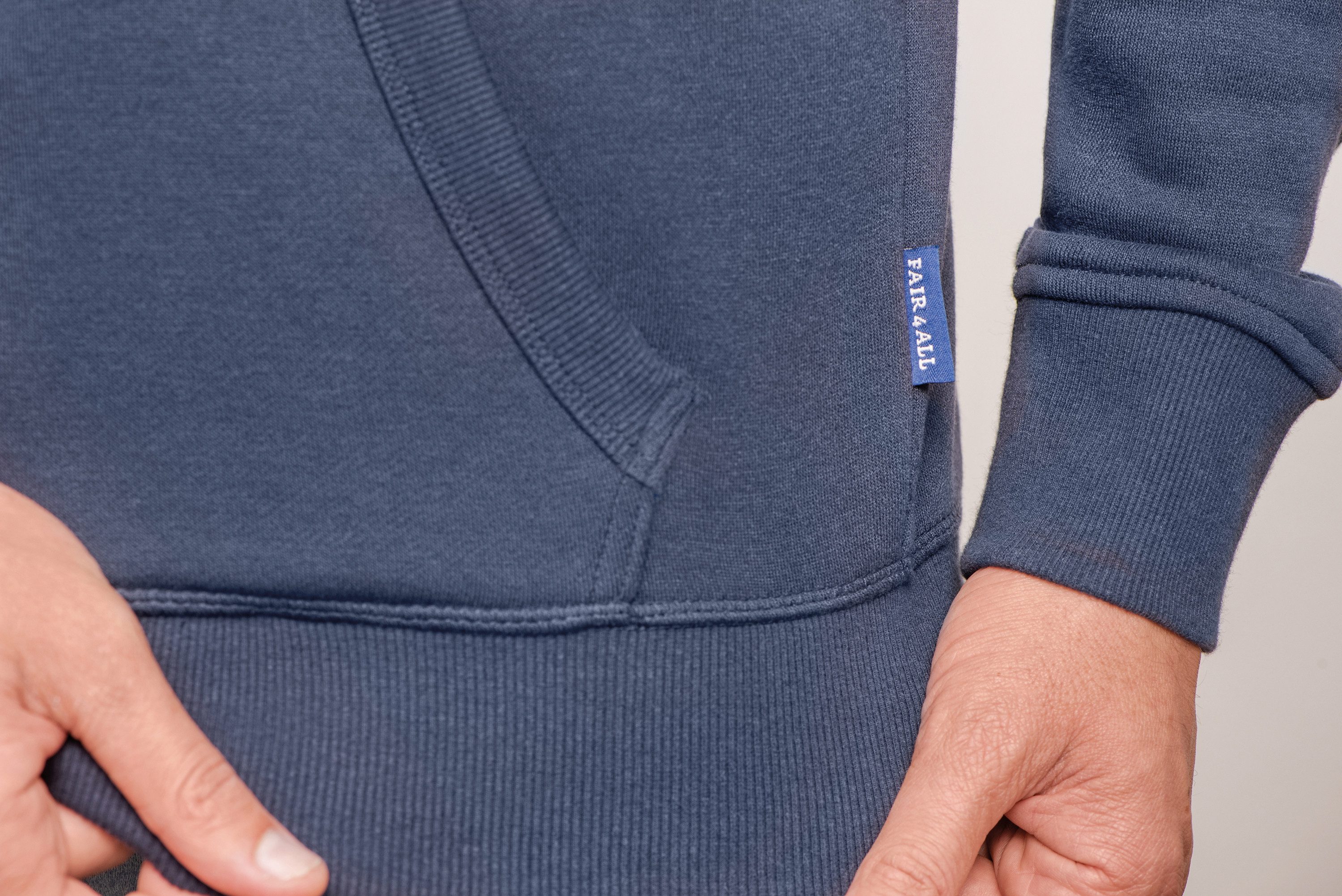 HRM Kapuzensweatjacke Herren Sweatjacke mit Kapuze / Kapuzensweater mit Reißverschluss – Bild 4 von 5
