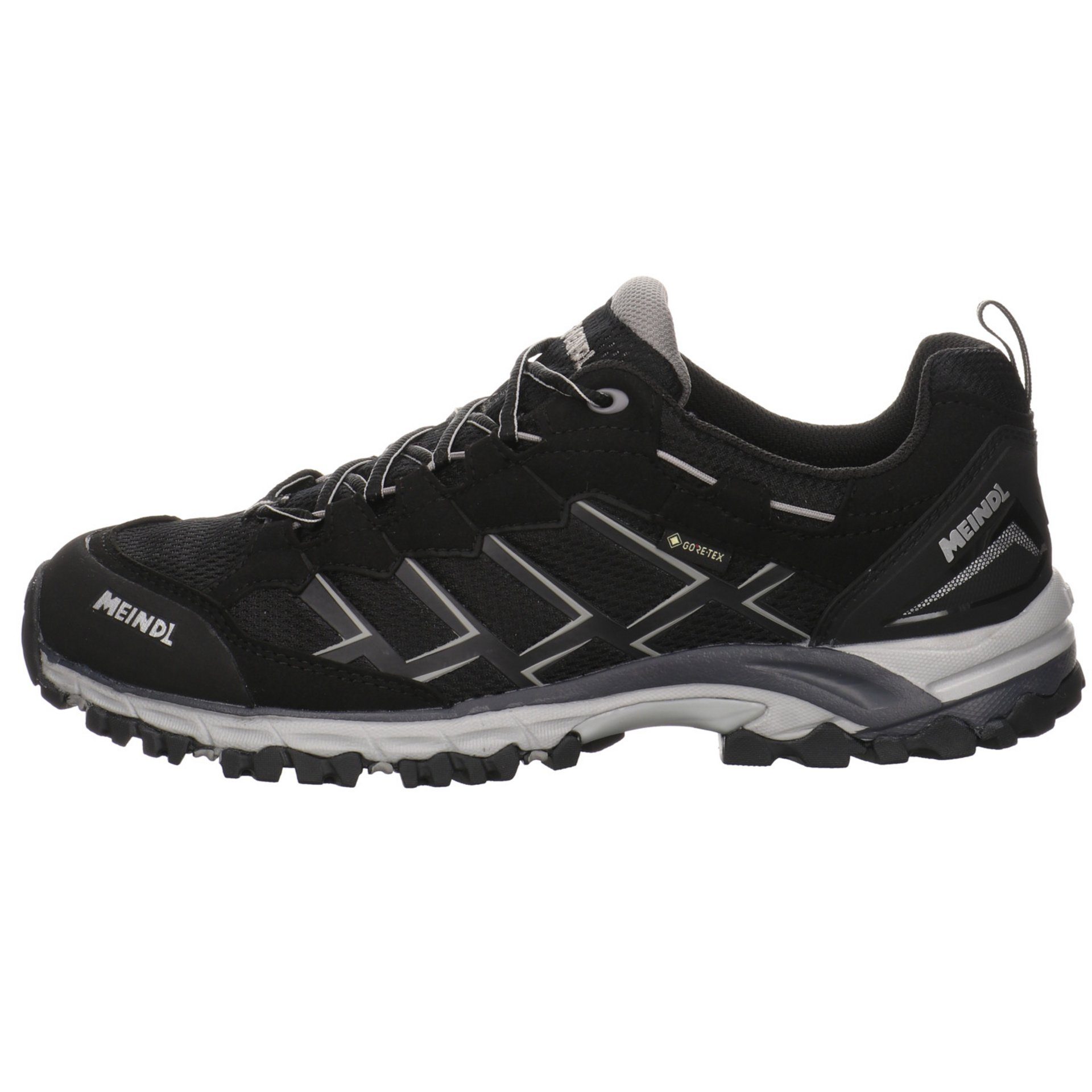 Outdoorschuh black/grey GTX Meindl Outdoorschuh Textil Outdoor Schuhe Caribe Herren