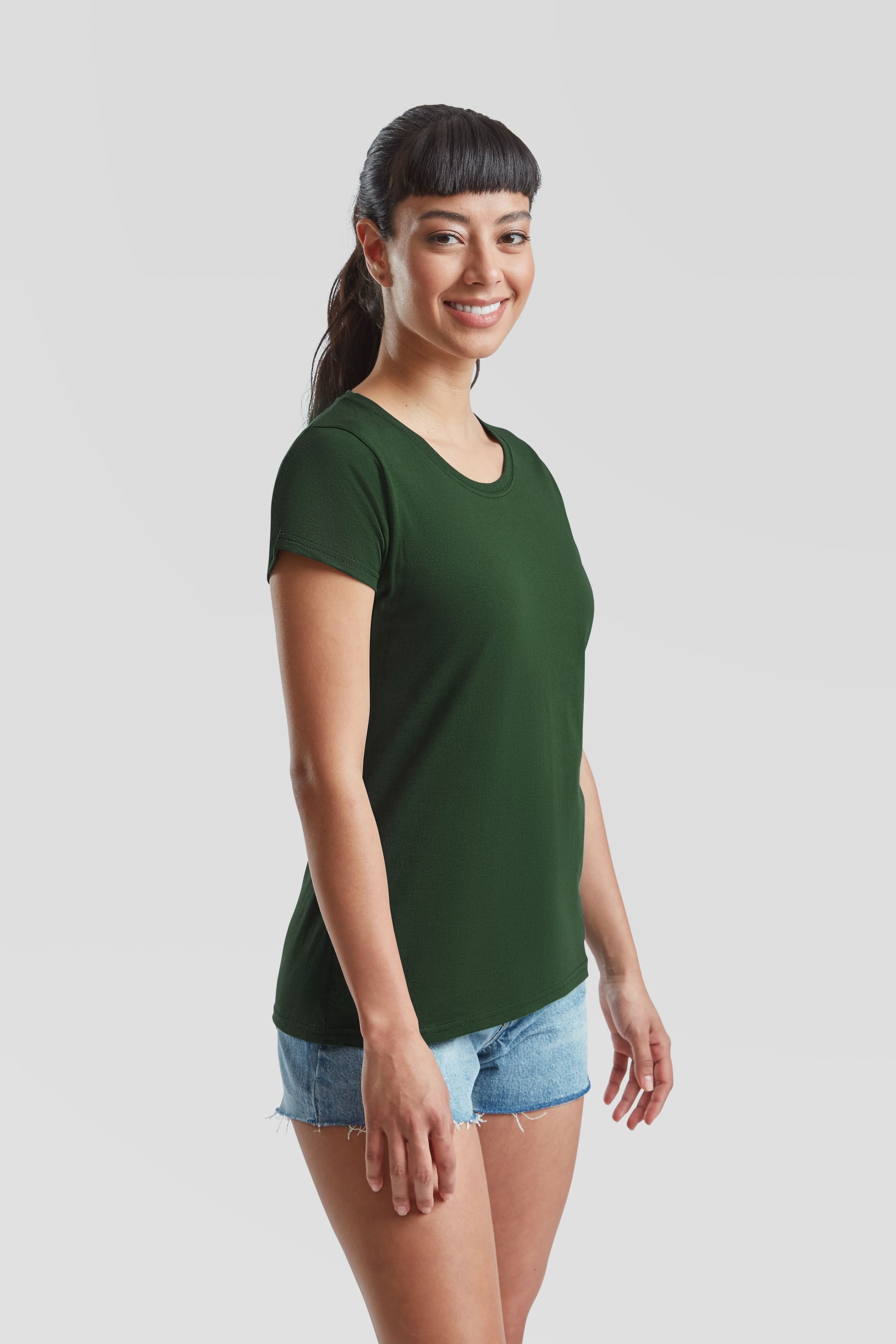 Fruit of the Loom Rundhalsshirt Fruit of the Loom Valueweight T Lady-Fit – Bild 4 von 5